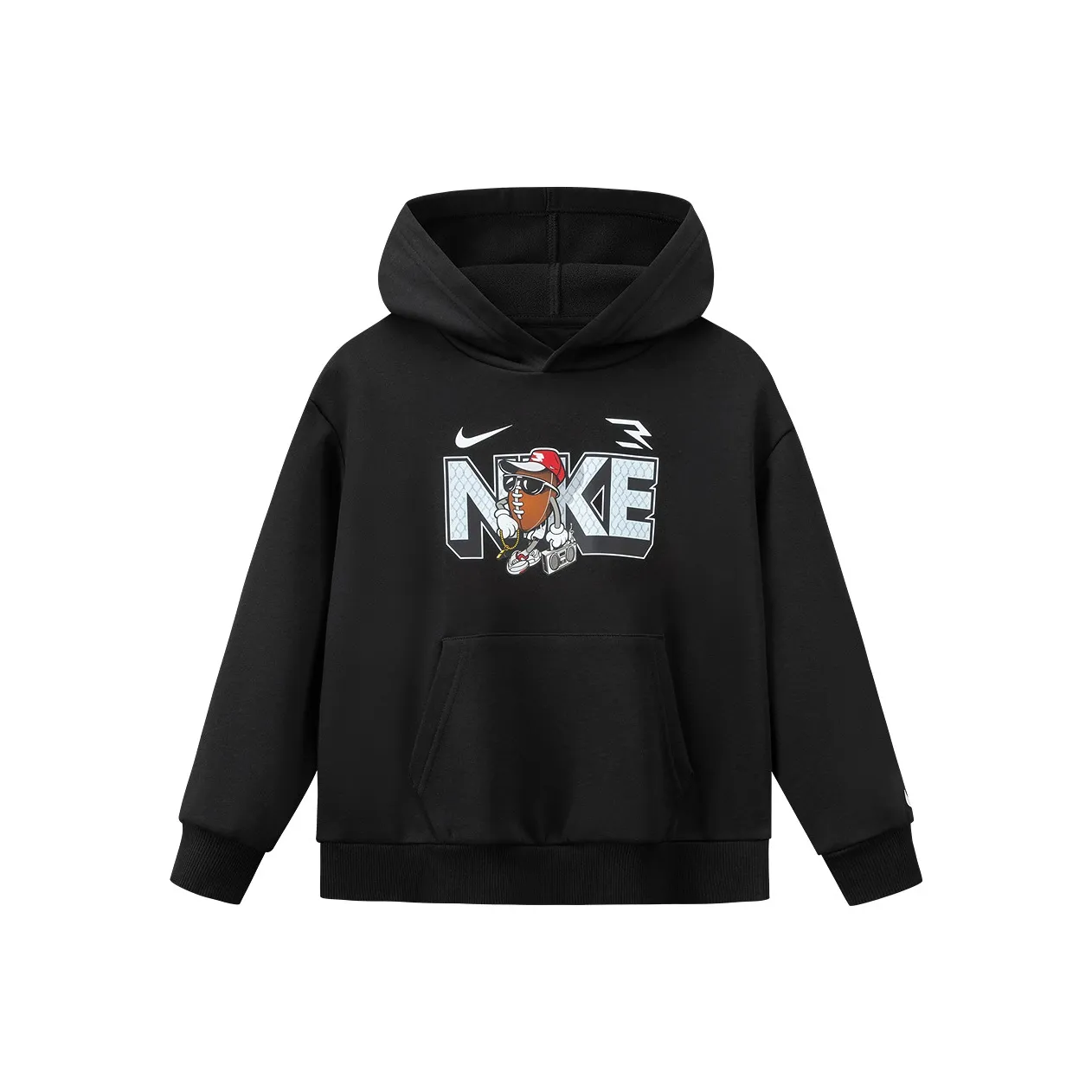 Nike Глубокий Черный Kids Свитшоты