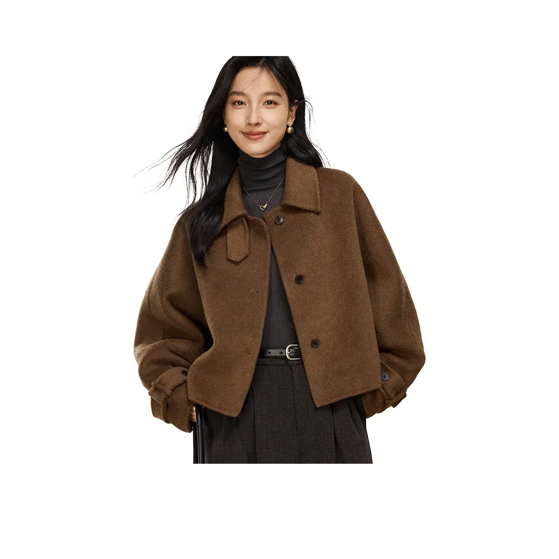 VICTORIA VERA Кофе Женское Пальто