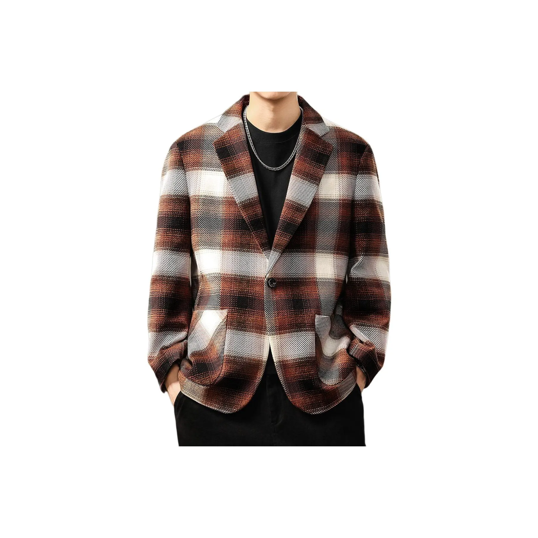 GUISE Красный Клетчатый Унисекс Деловые Костюмы