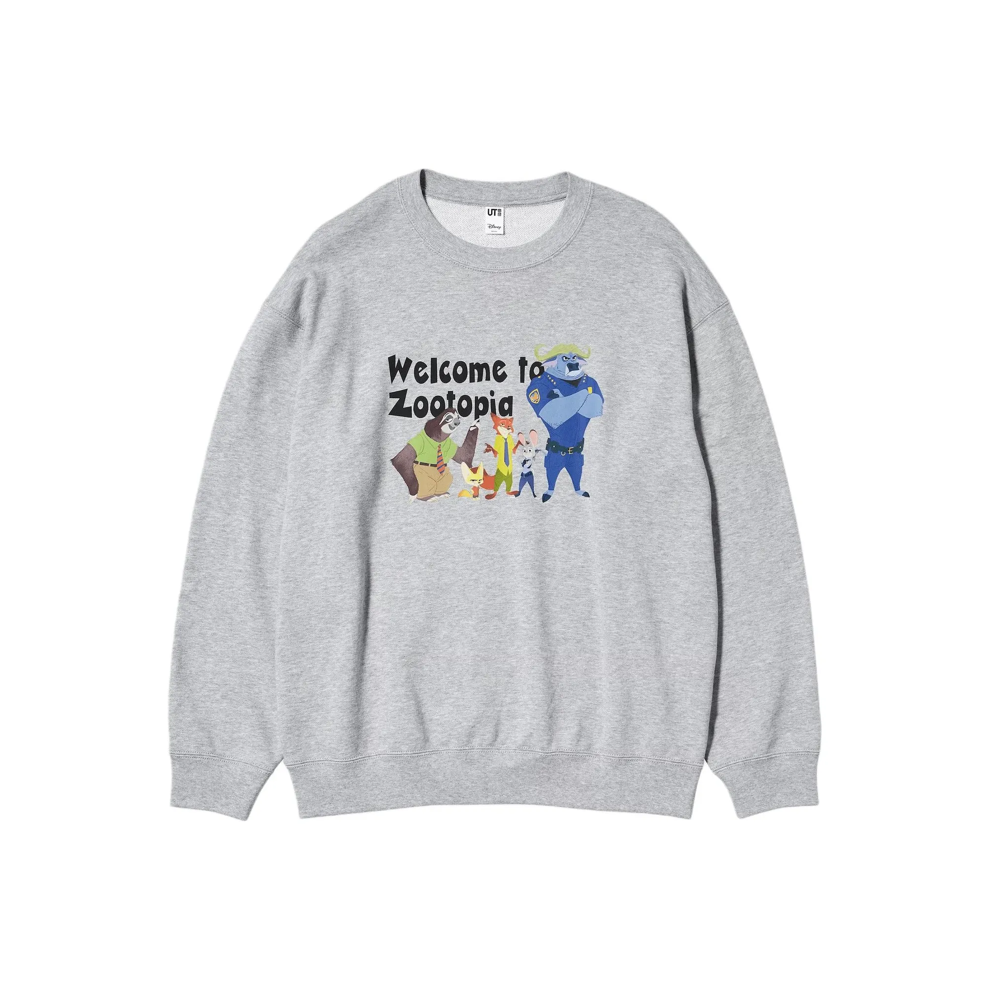 UNIQLO x FENGKUANGDONGWUCHENG LIANMINGKUAN Zootopia Коллаборация FW25 Свитшот Мужской