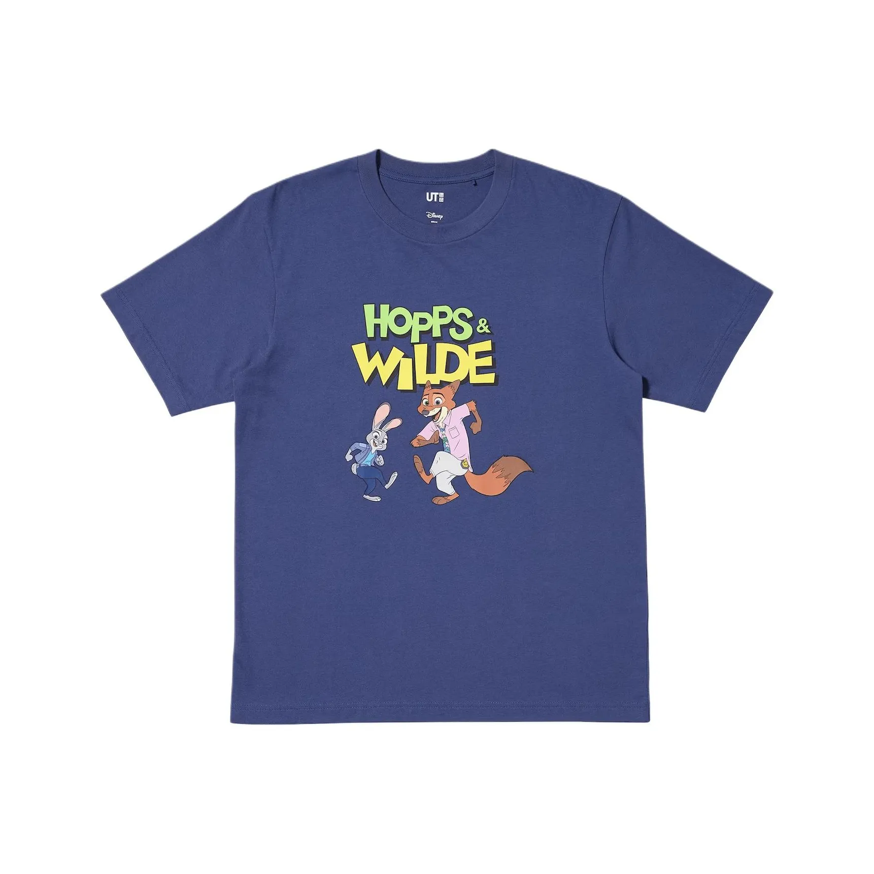 UNIQLO x FENGKUANGDONGWUCHENG LIANMINGKUAN Zootopia Коллаборация Fw25 T-рубашка Мужская