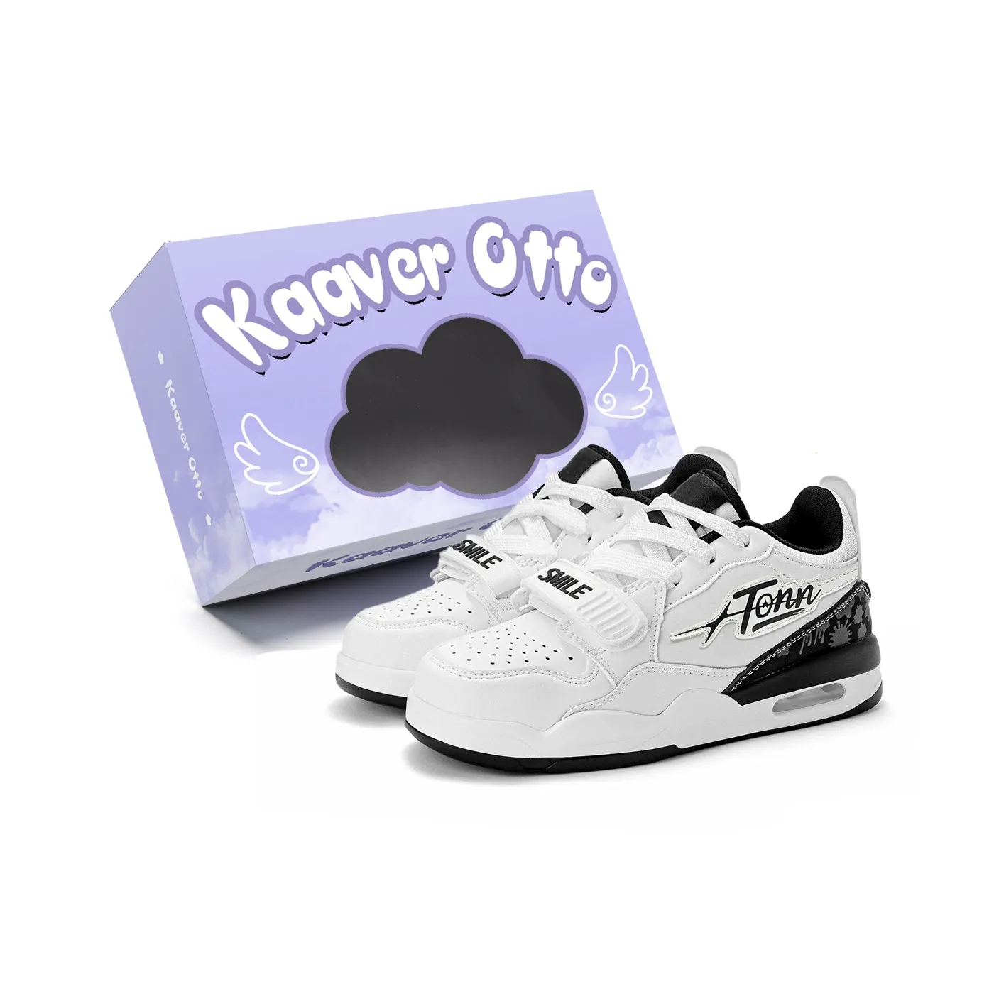 KAAVER OTTO Противоскользящий Легкий Дышащий MID Топ Скейтборд Кроссовки Мужские