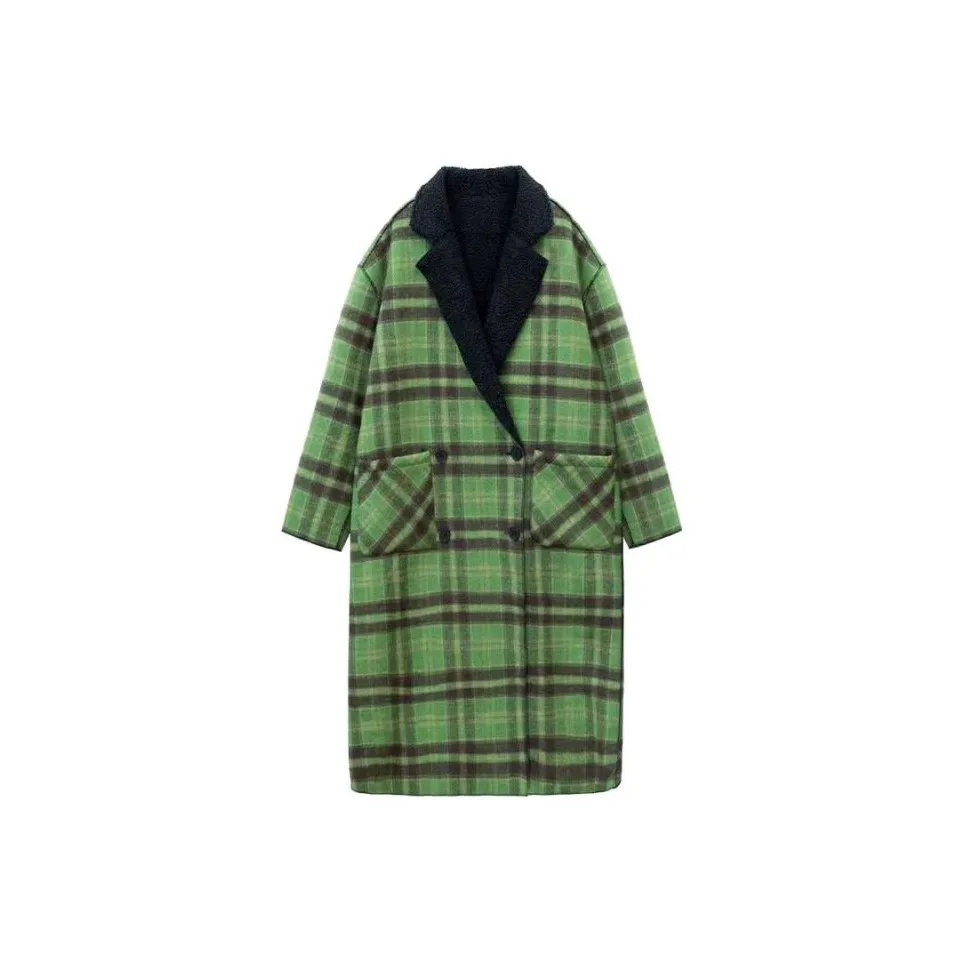 PUREIDOL Зеленое Женское Пальто