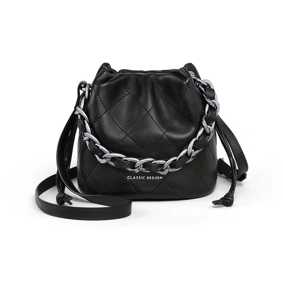 Crtnzo Kroez Сумка через плечо из синтетической кожи стандартная женская черная