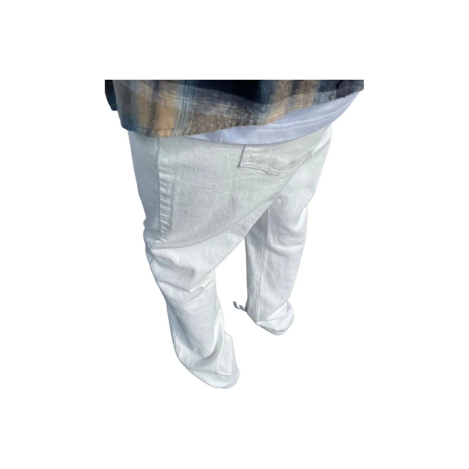 SKBO Белый Унисекс Джинсы