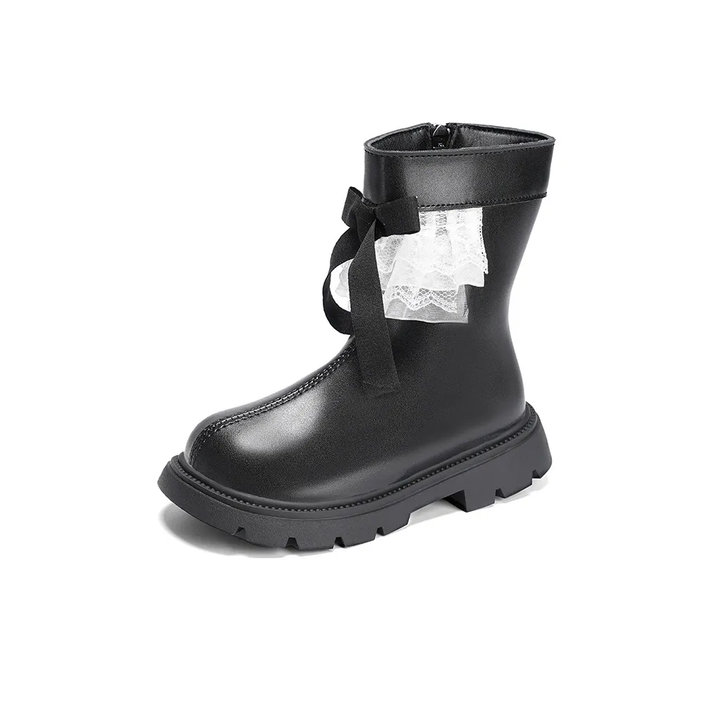 Lv Fielder противоскользящие высокие ботинки из кожи для детей