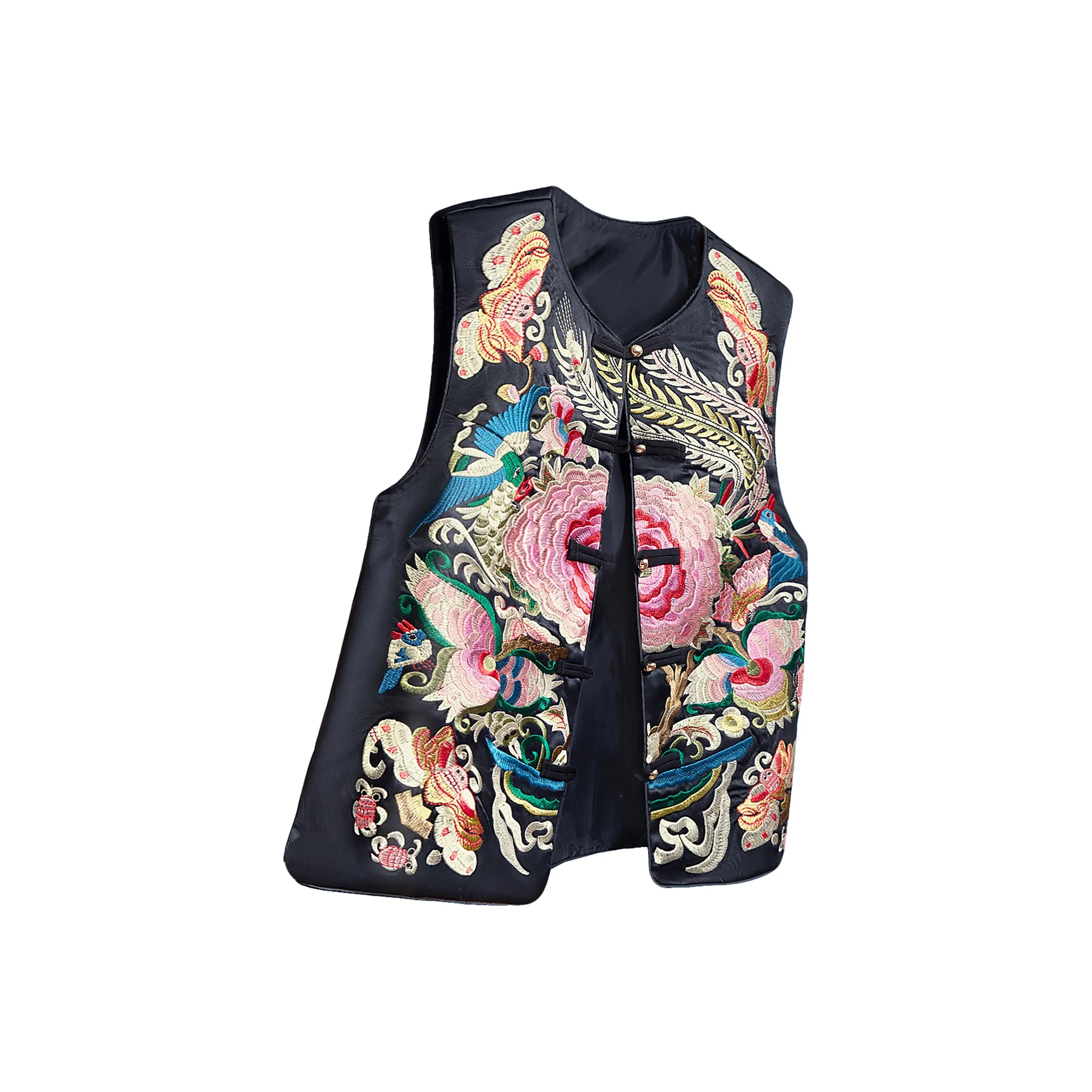 SIBAISHE Черные Женские Жилеты