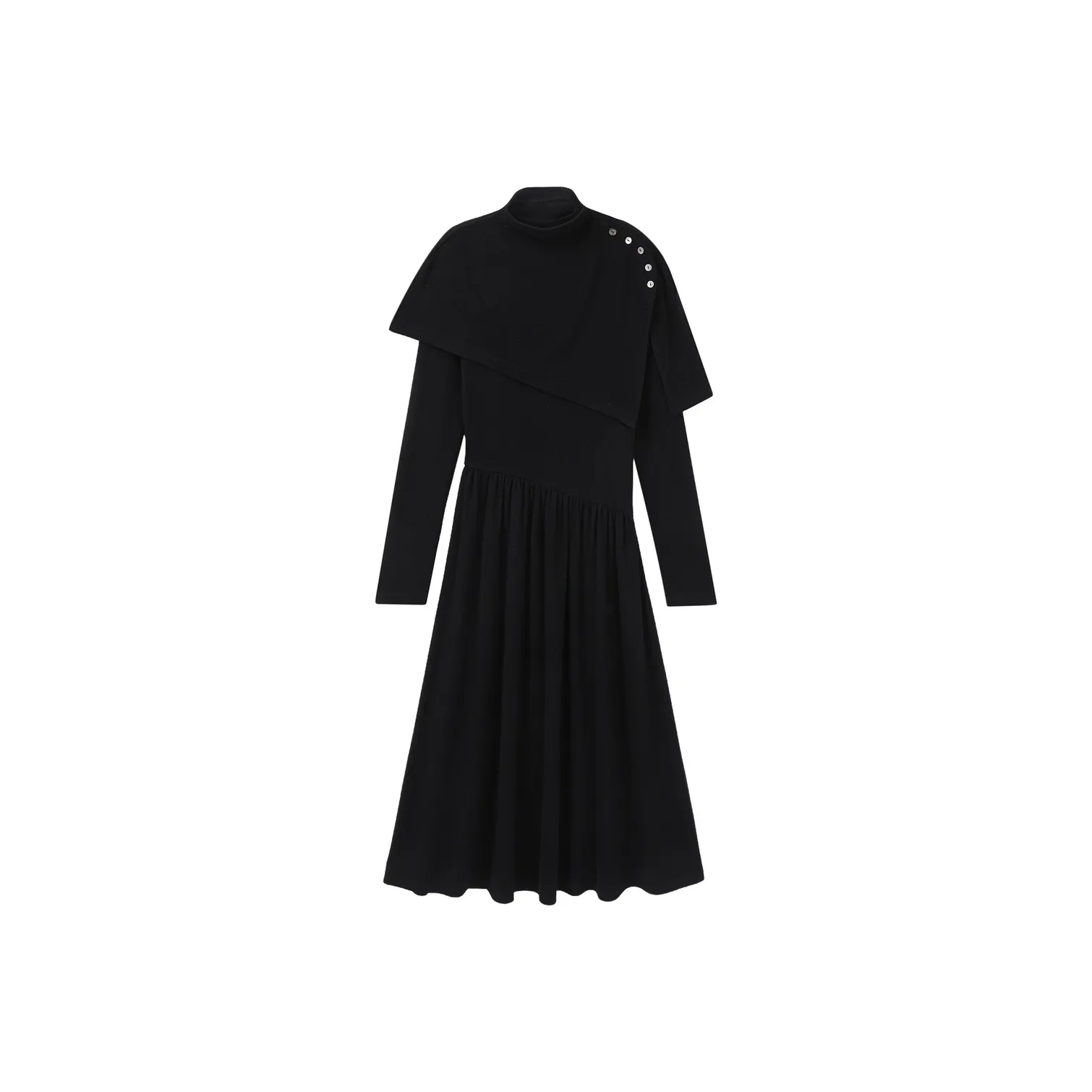 Another Alley Длинное платье с длинными рукавами женское