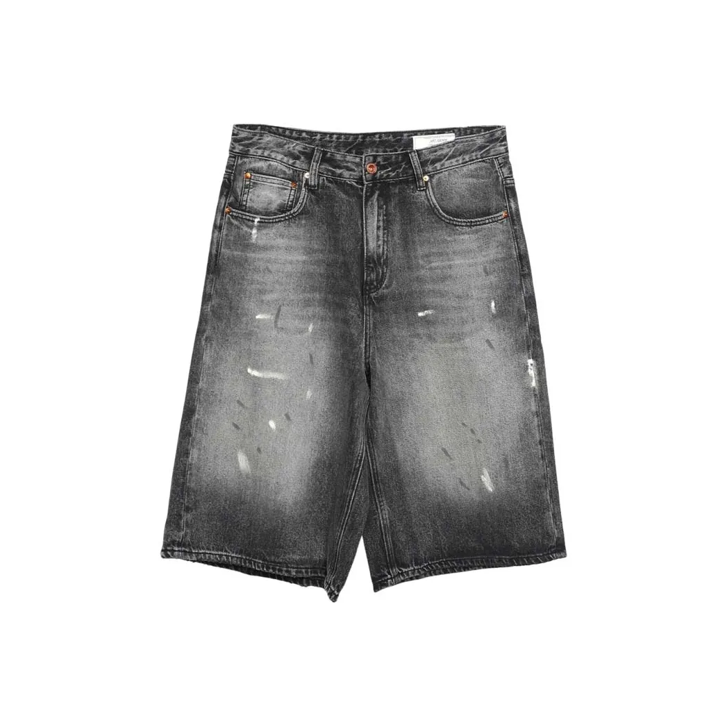 RAYSHOW Dirty Черные Мужские Джинсовые Шорты