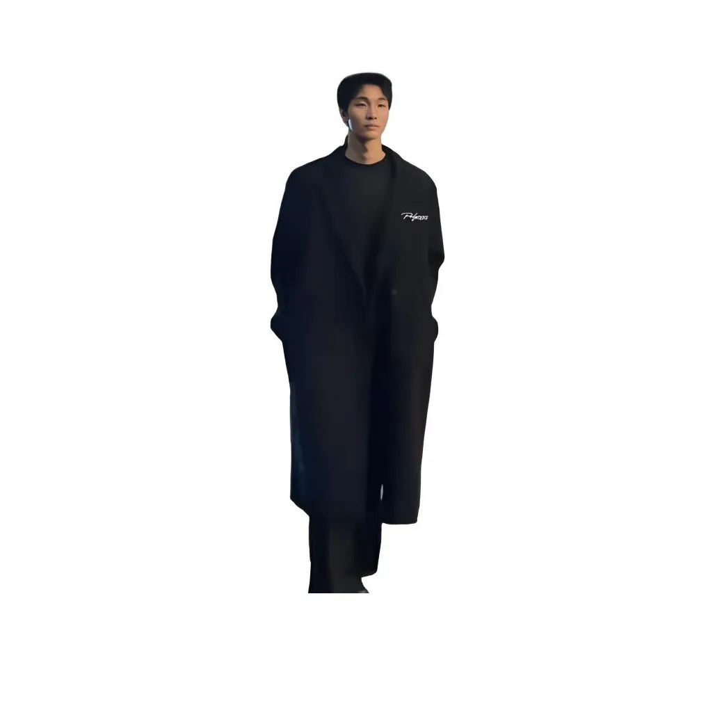 PODGORNOI Черный С подарками Съемный Металл Логотип Мужское Пальто