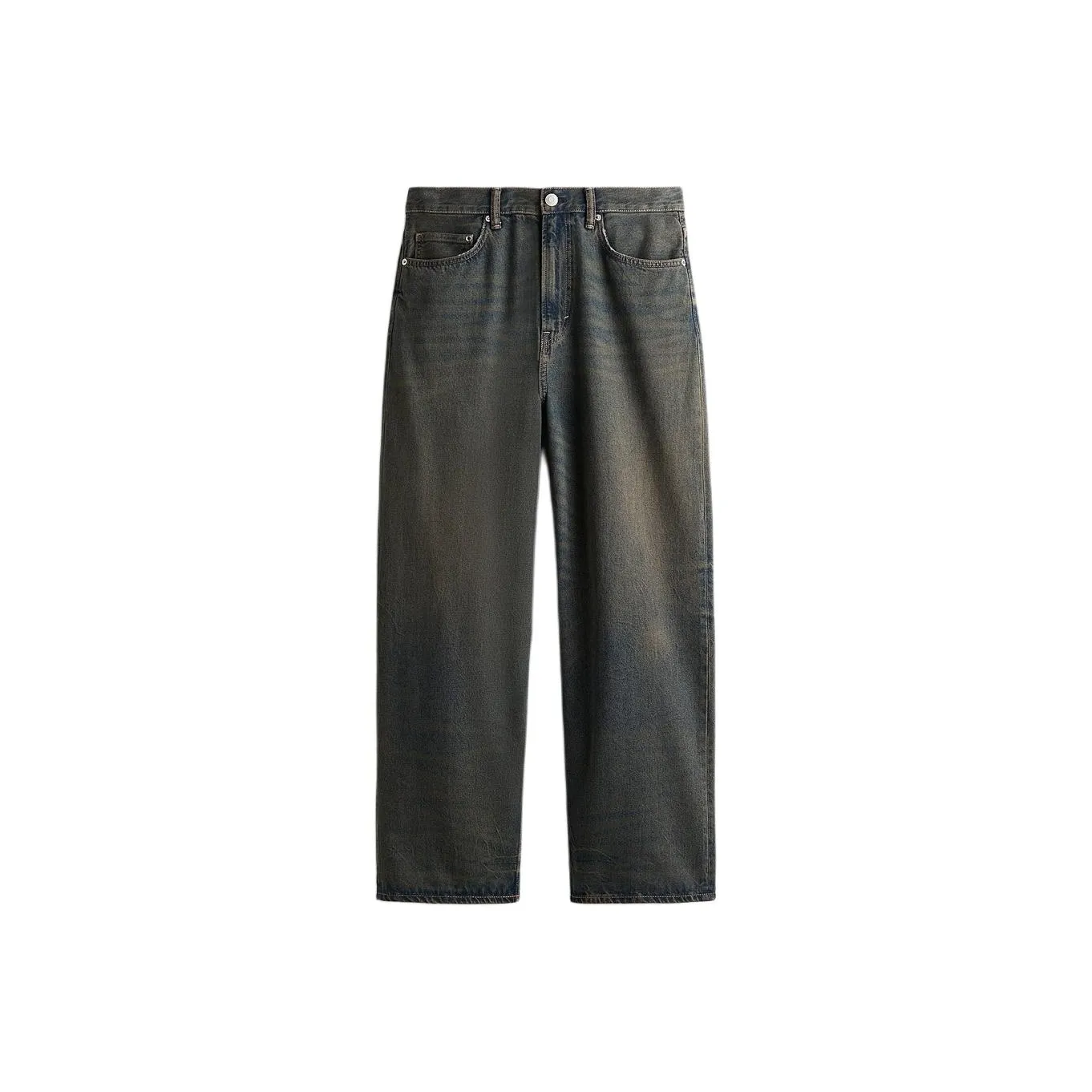 H M Джинсовый синий Мужские Джинсы