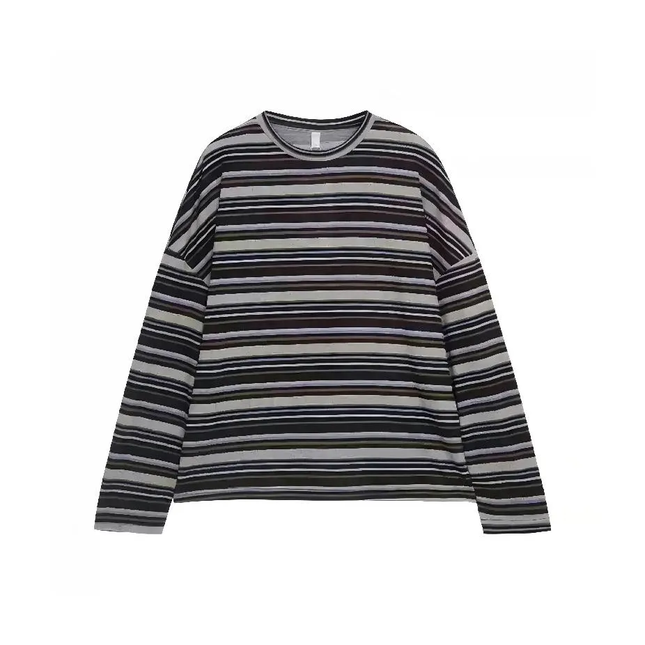 MADALLO Vintage Multicolor Полосы Женские T-рубашки