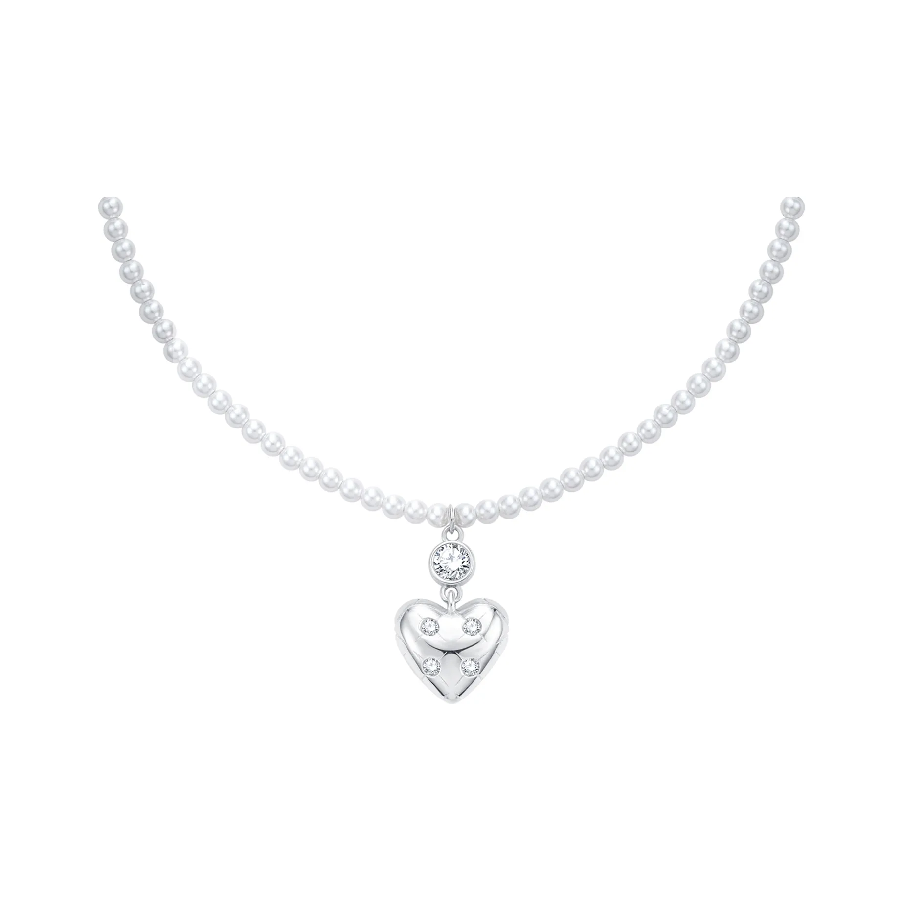 TEICE Белое золото с медным покрытием ожерелья унисекс