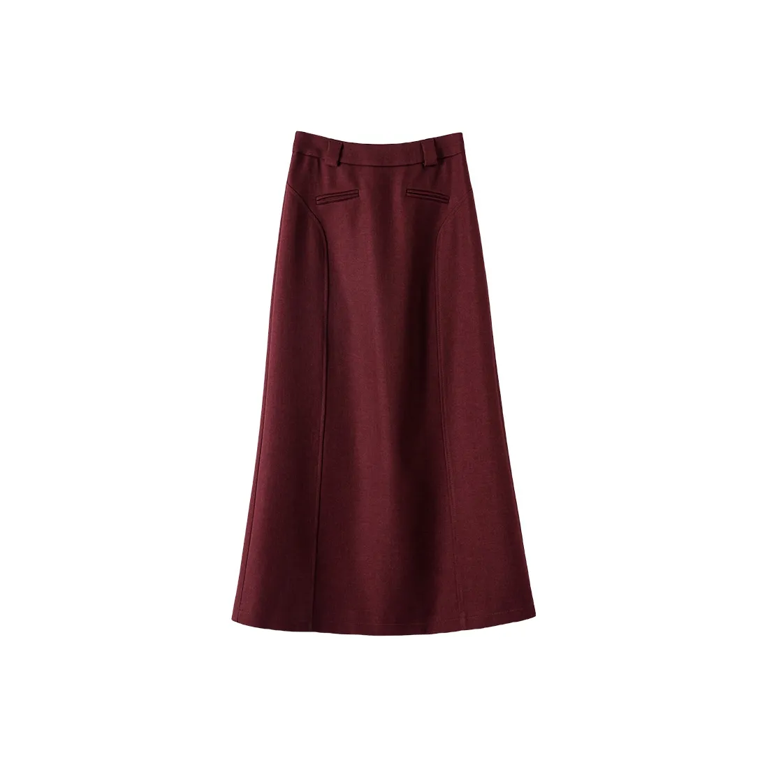 Late White Повседневный Длинный Юбка Женские