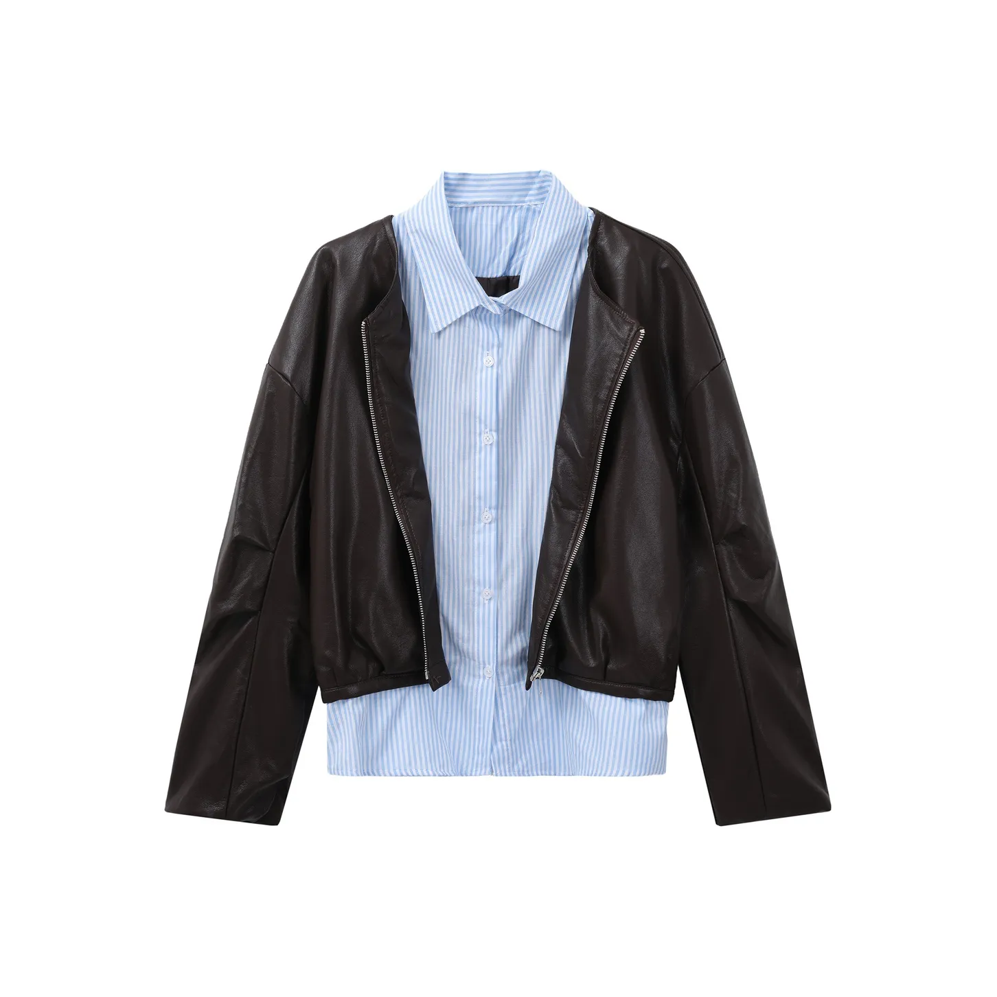 Another Alley кожаная куртка женская