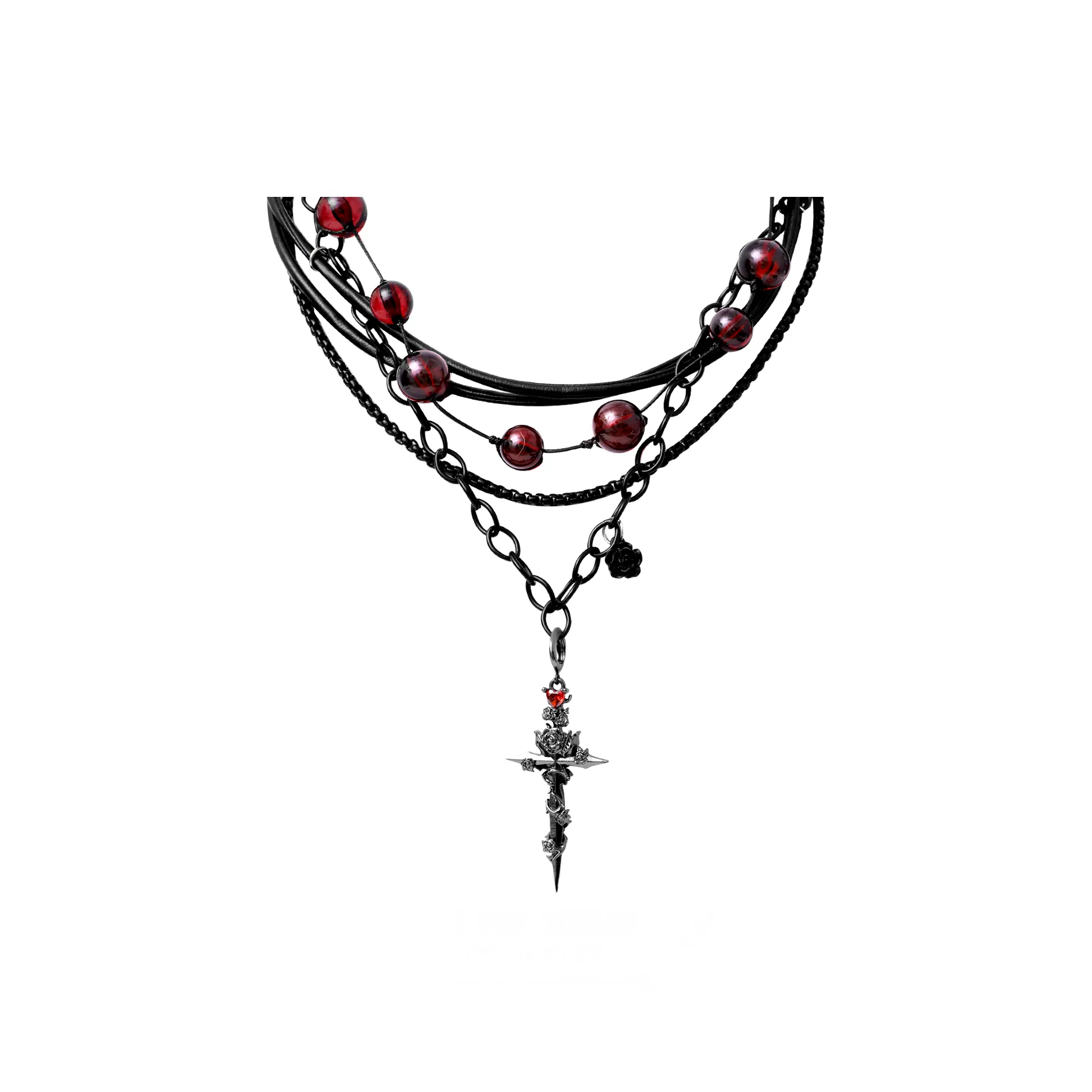 1ST XULIE Синтетическая кожа Ожерелья Унисекс