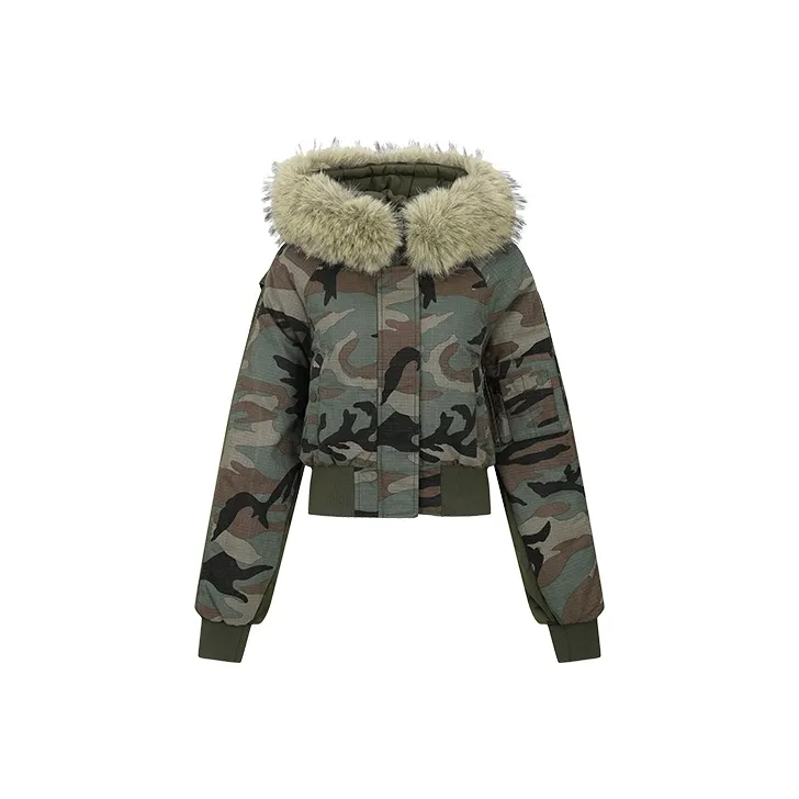 URBAN REVIVO Хлопковый пуховик женский