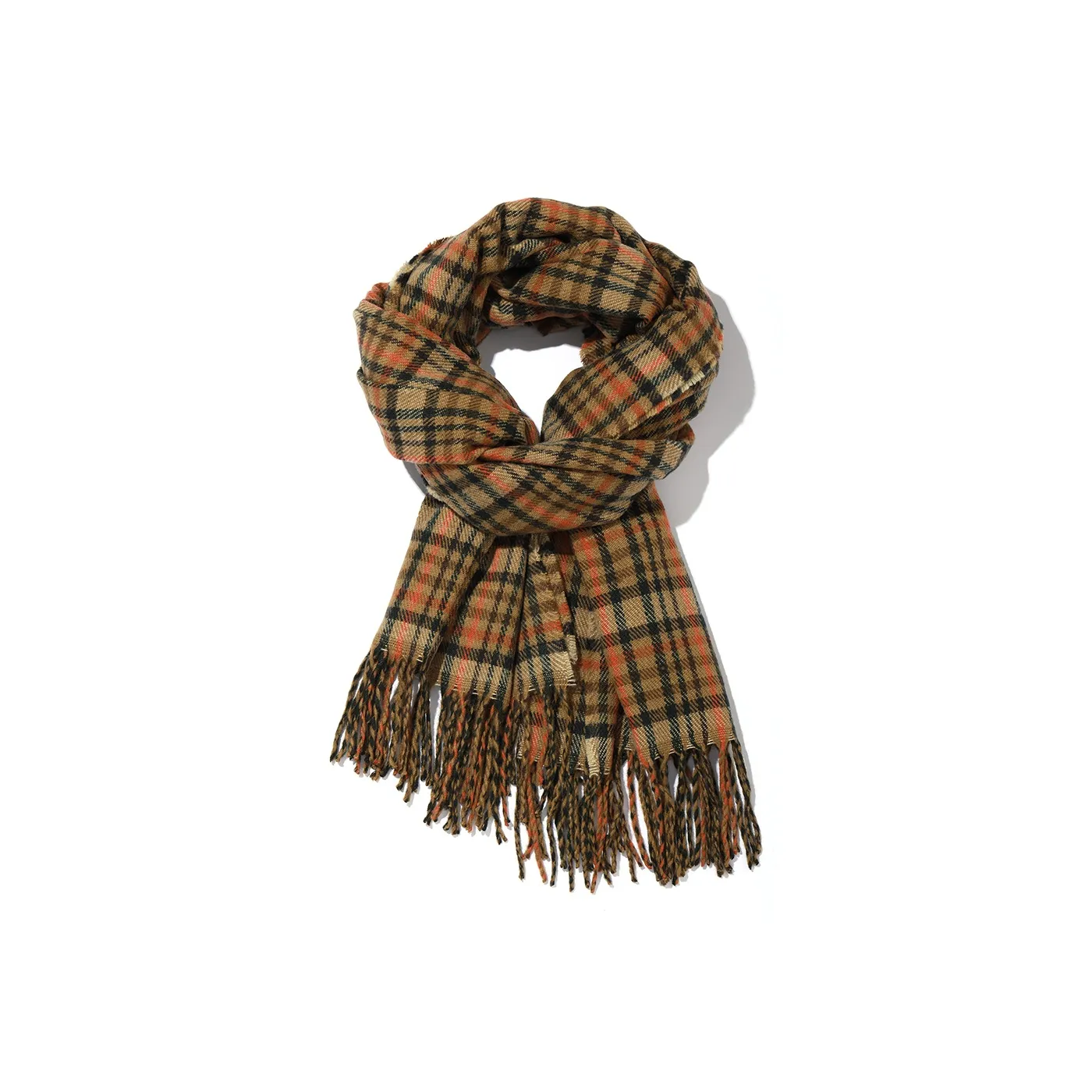 Clect Вязаные шарфы из искусственного кашемира для женщин