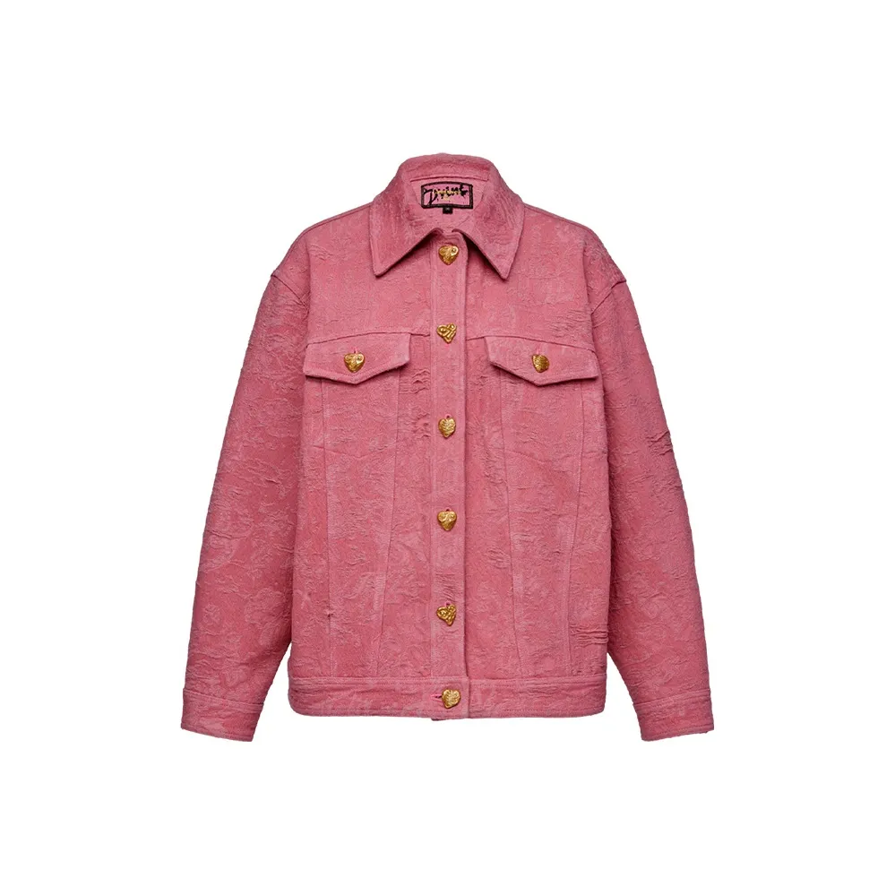 Laurence Chico Denim Jacket Unisex Pink