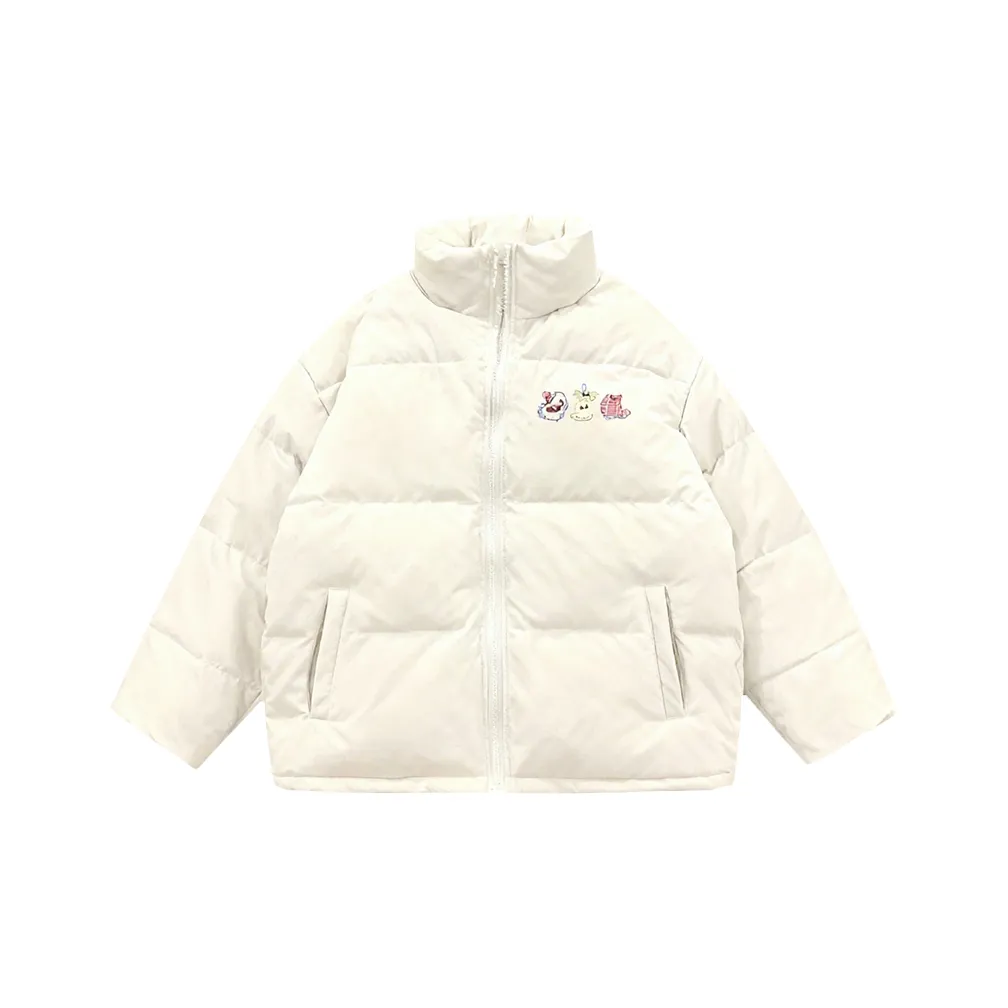 IUNOP Белый Женский Пуховик