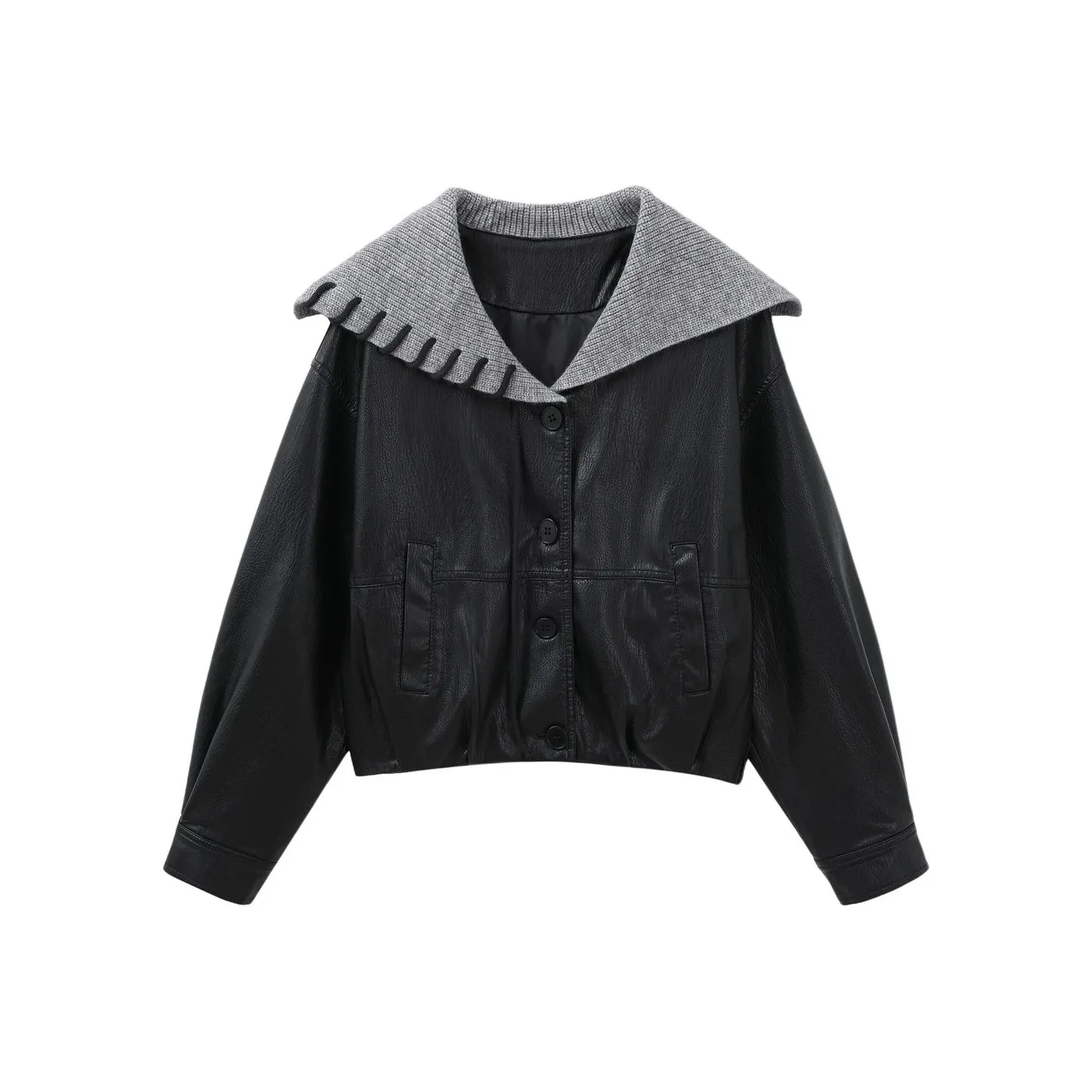 Another Alley кожаная куртка женская