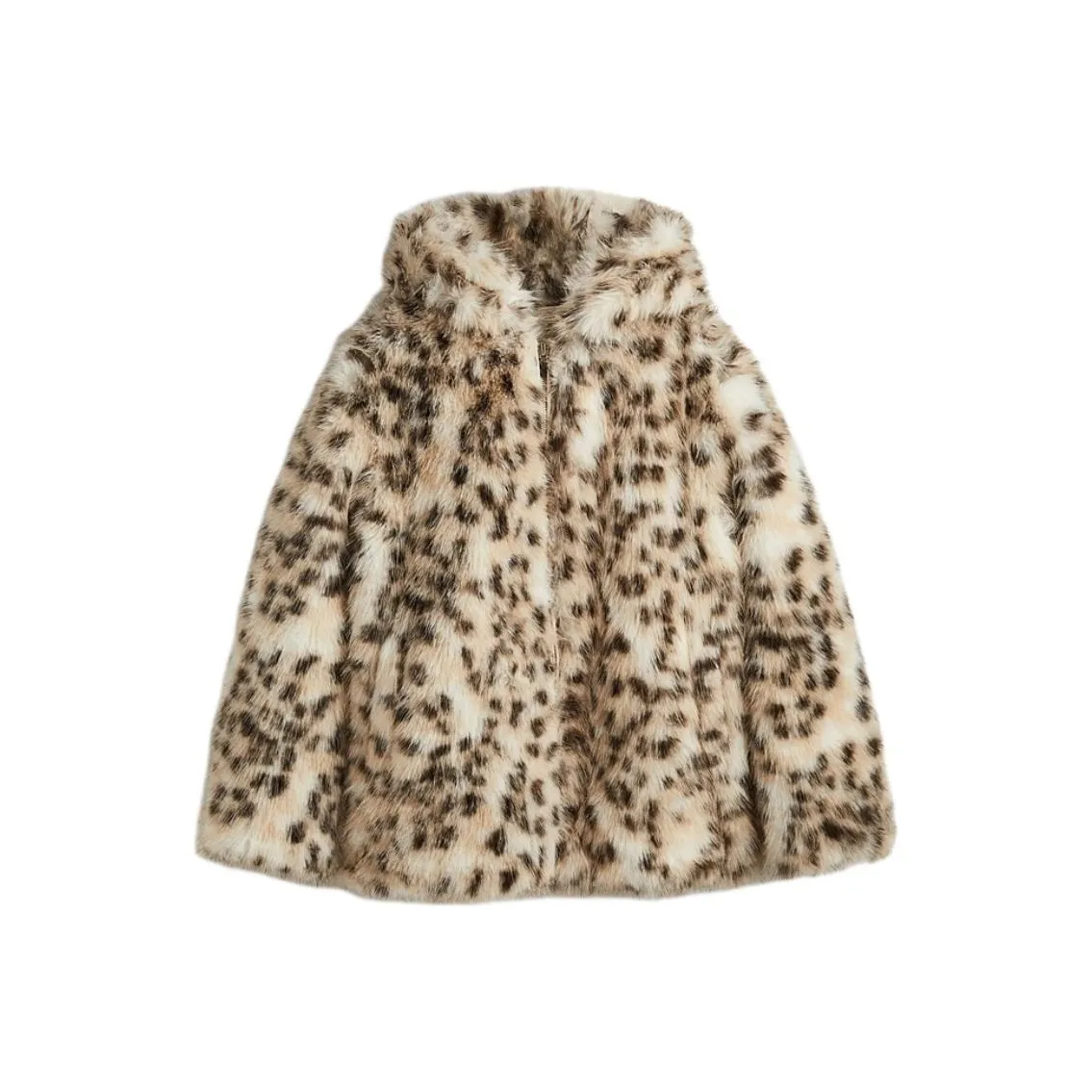 H M Кремовый Леопардовый принт Женские Бархатные Куртки