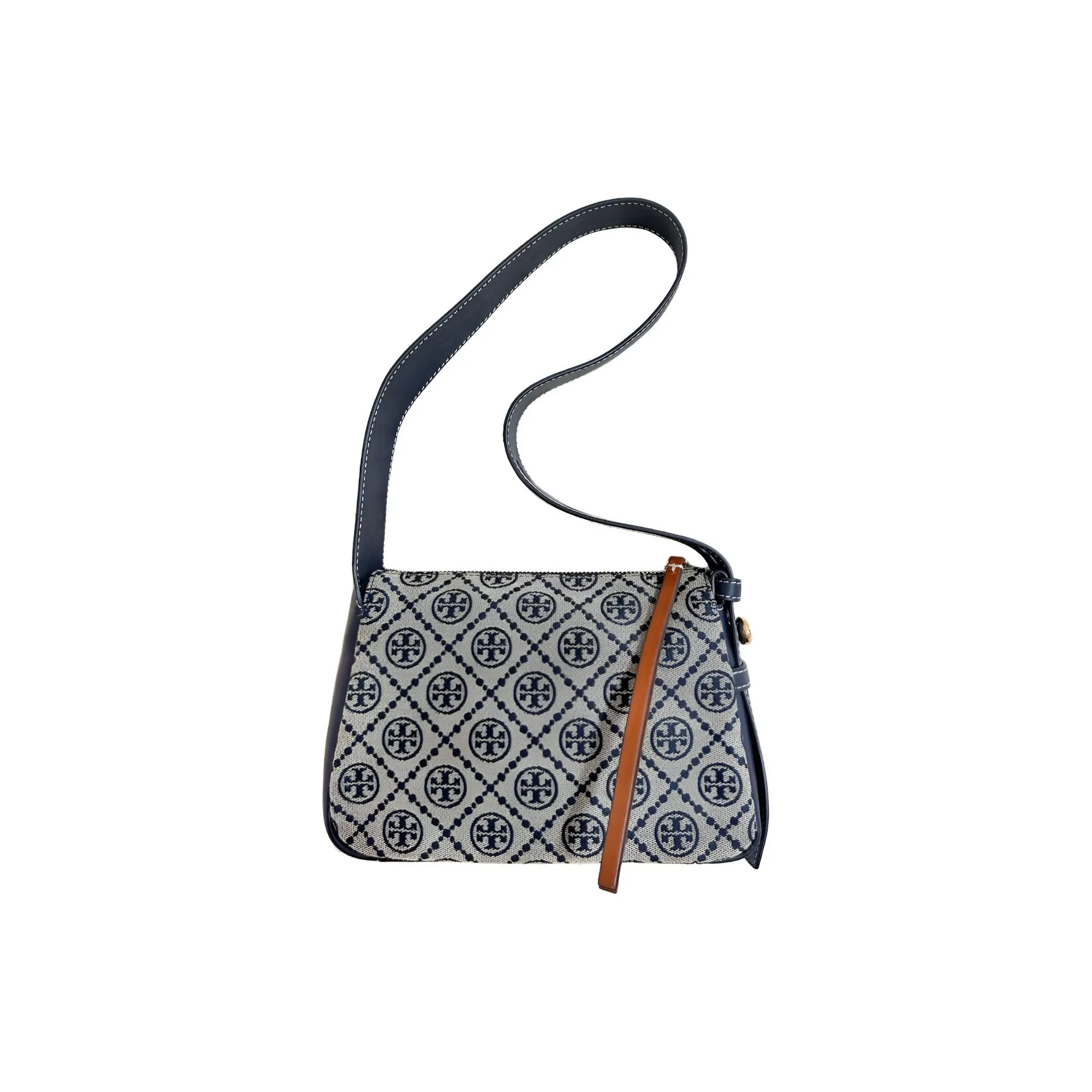 TORY BURCH Romy Ткань Сумка через плечо Сумка на плечо Маленькая Женская Морской Синий