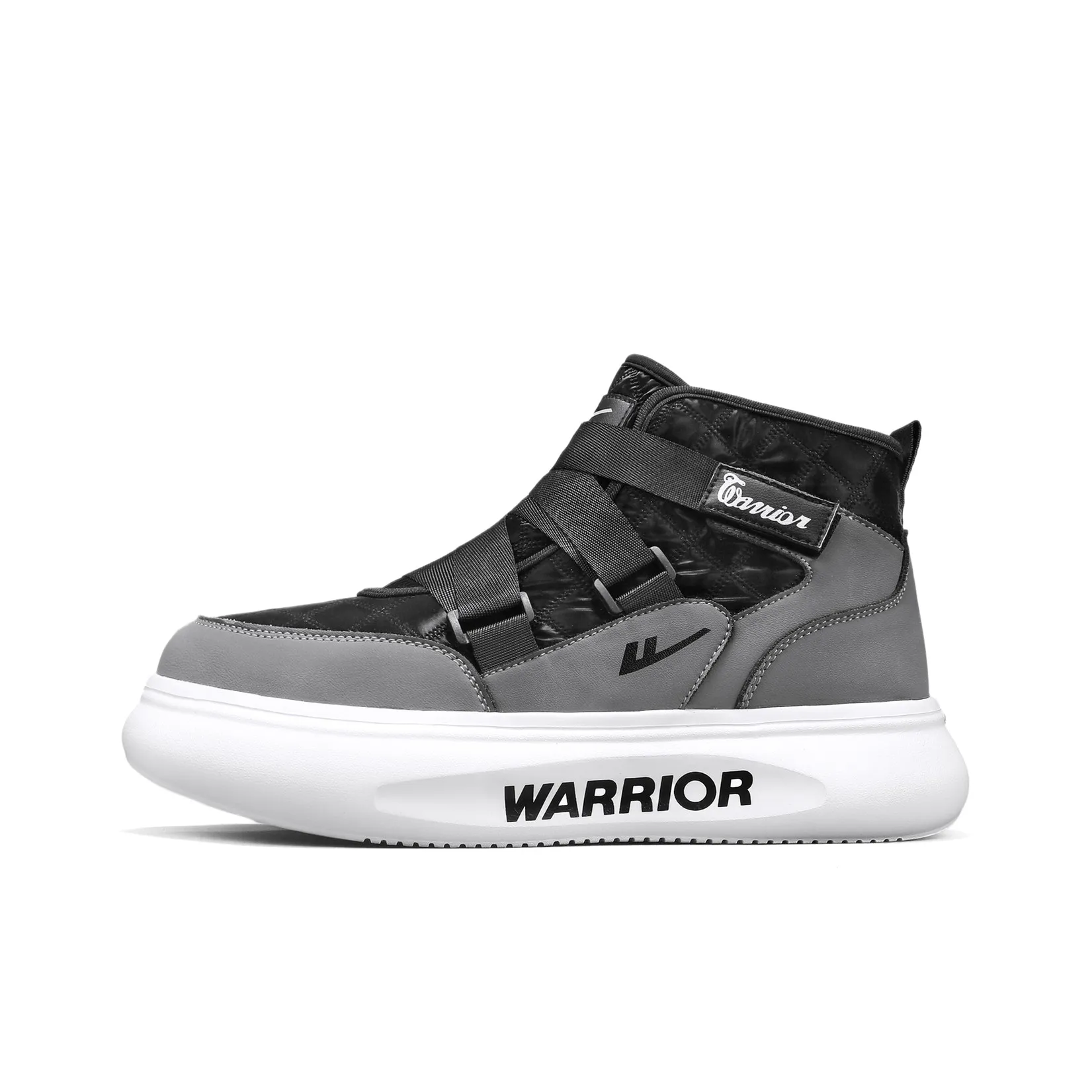 Warrior Покрытие Увеличение Высоты Устойчивость к Износу Противоскользящие Короткие Сноубутсы Мужские Черные Серые