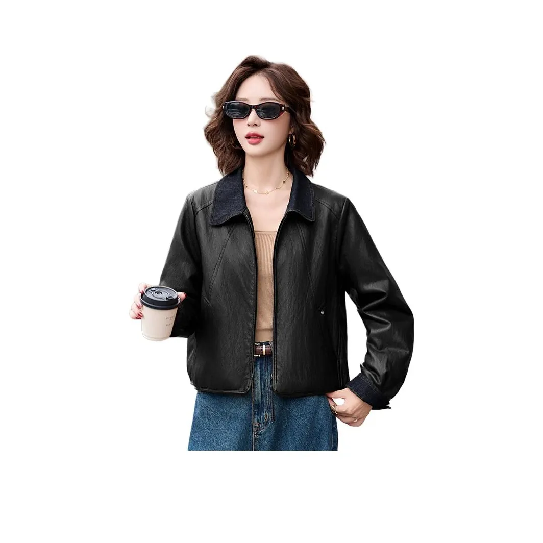 Куртка из кожи Kangaroo женская