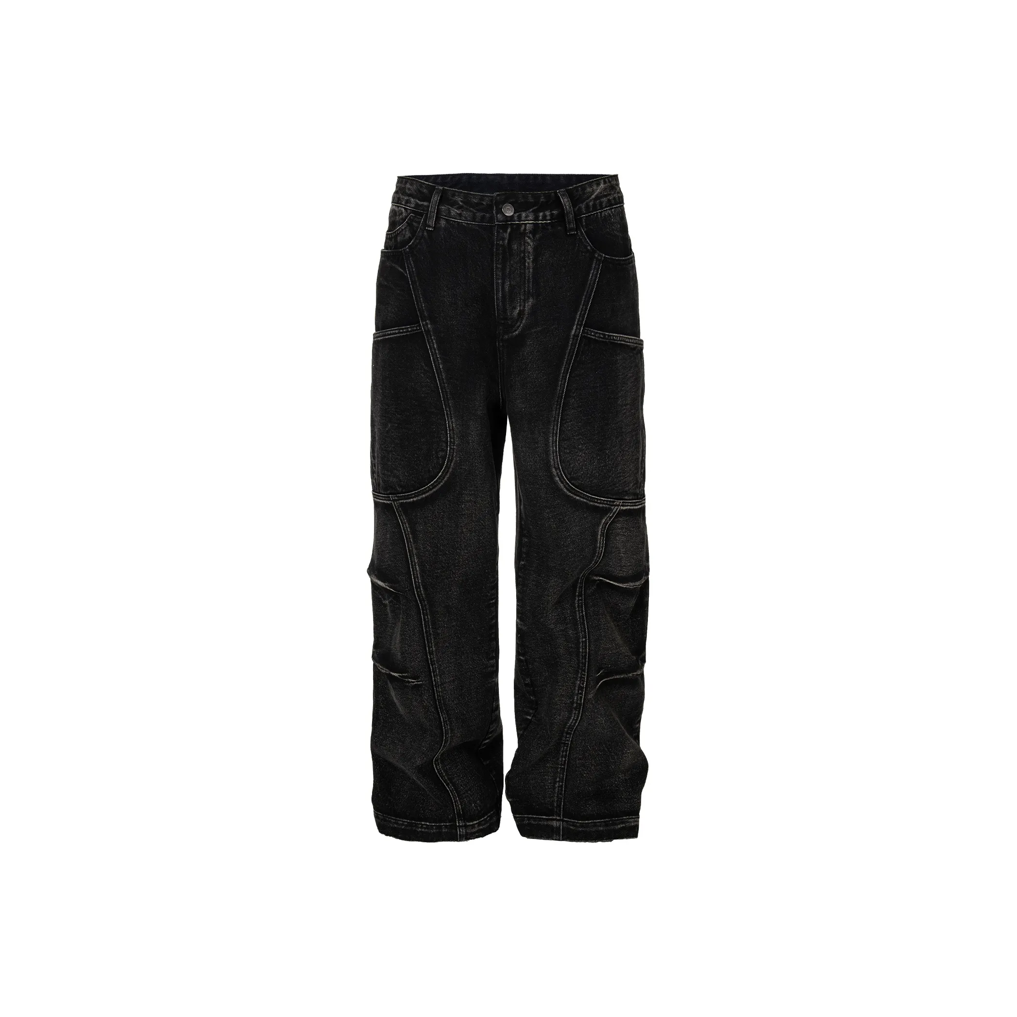 FIRE 2 COLD EGO Черный Унисекс Джинсы