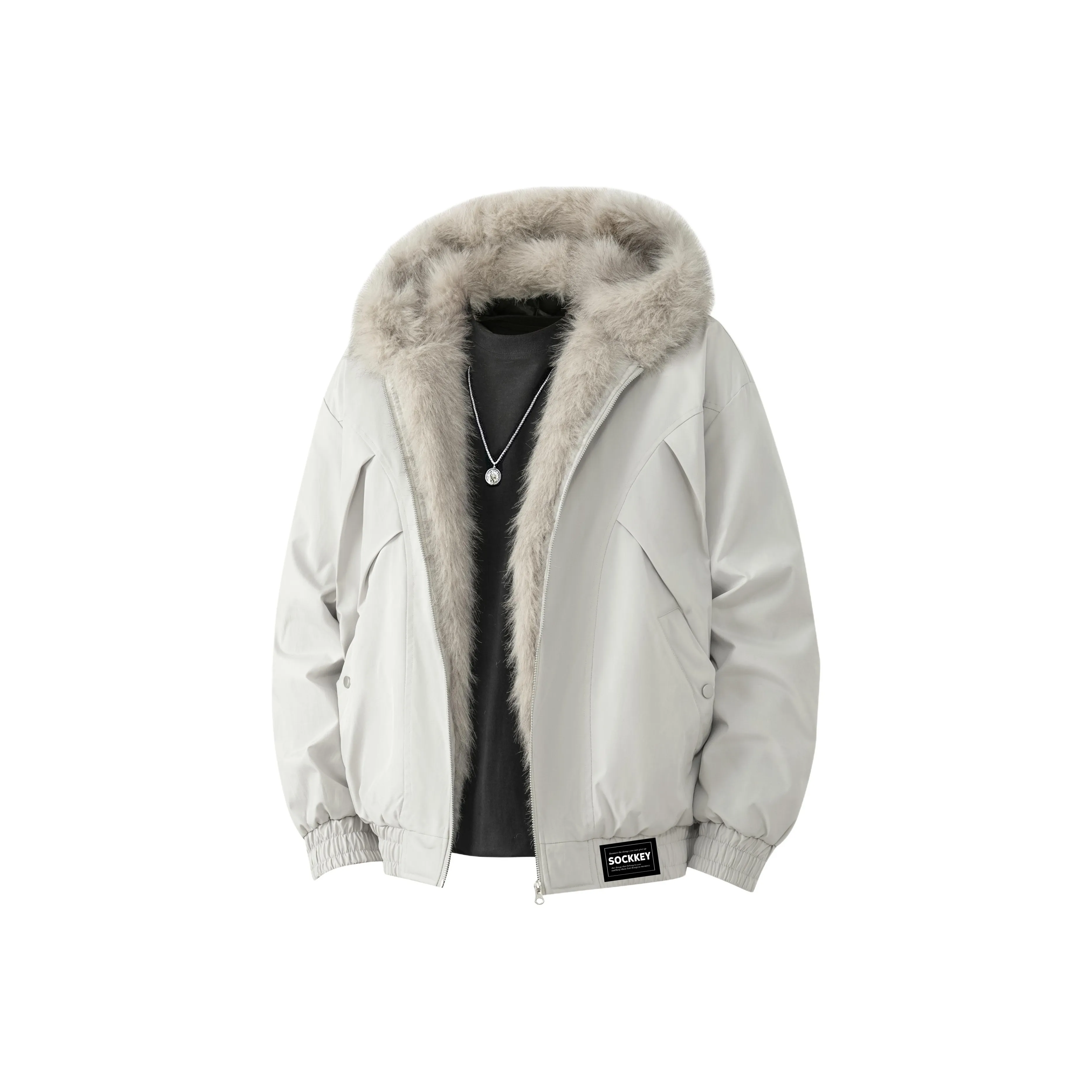 SOCKKEY Хлопковый пуховик пальто унисекс