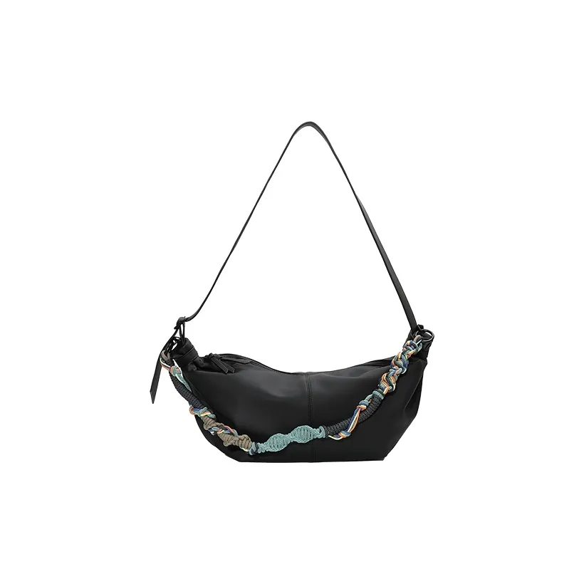 URBAN REVIVO Искусственная кожа Сумка через плечо Стандартная Мужская Черная