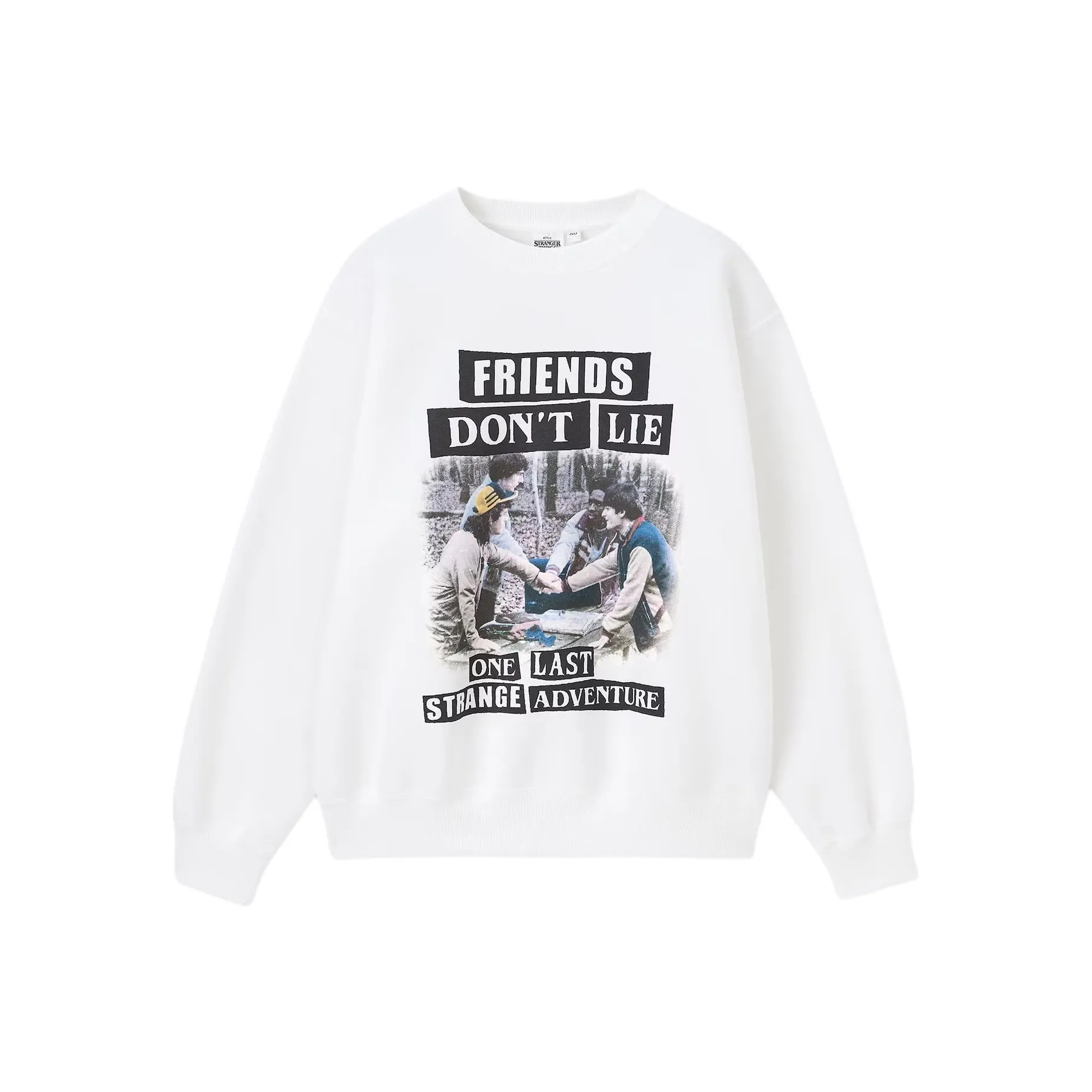 GU x Stranger Things Stranger Things Collaboration FW25 Свитшот Мужской