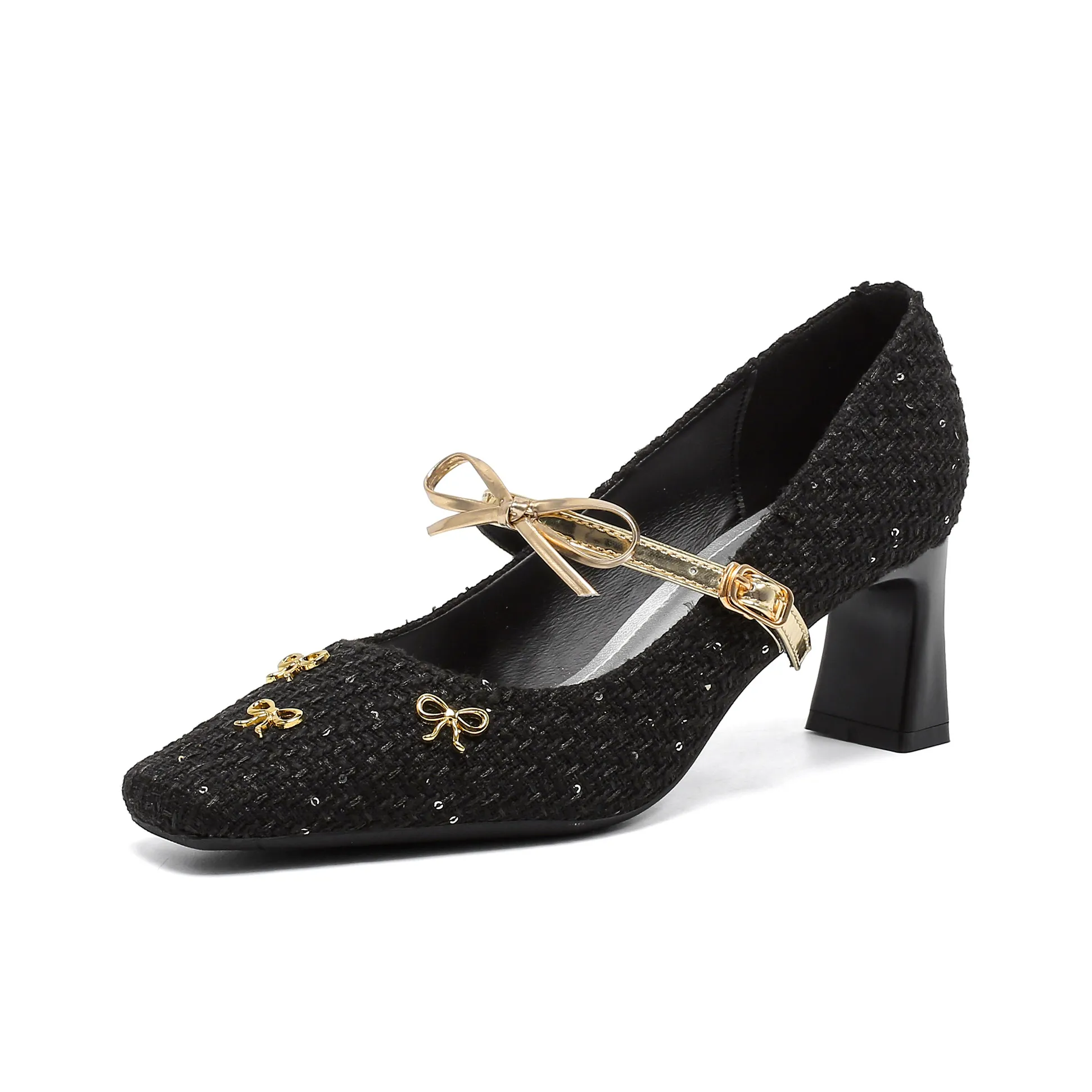 Beijiani Грубый каблук Мэри Джейн туфли 6 см женские