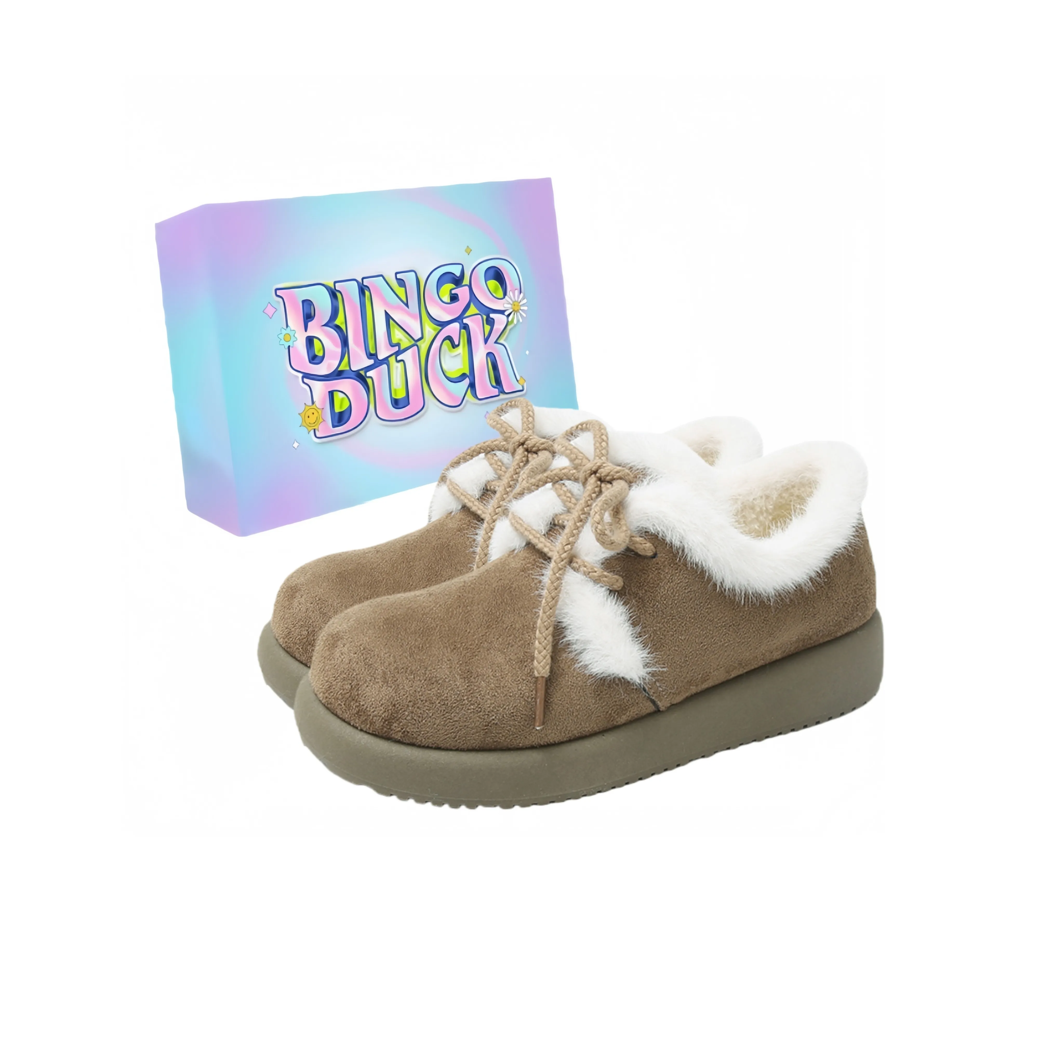 BINGO DUCK Винтажные Сноубутсы Женские