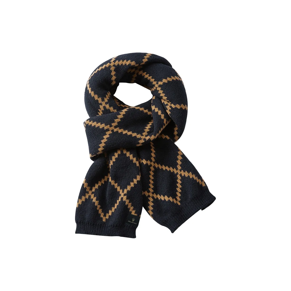 Maserati Полиэстер Трикотаж Шарфы Унисекс Красный Кофейный