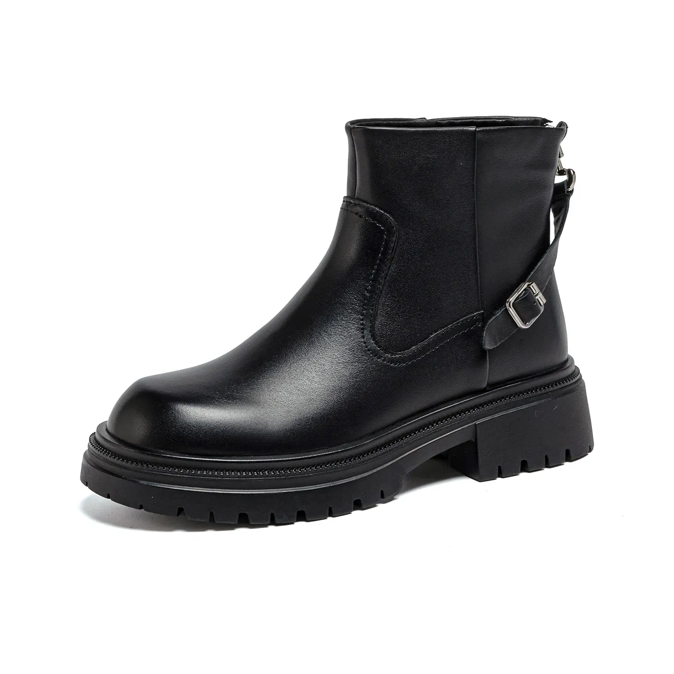CHOVO Martin Boots Black Women's