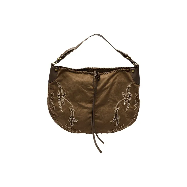 URBAN REVIVO Сумка через плечо Стандартная Женская Кофейно-коричневая