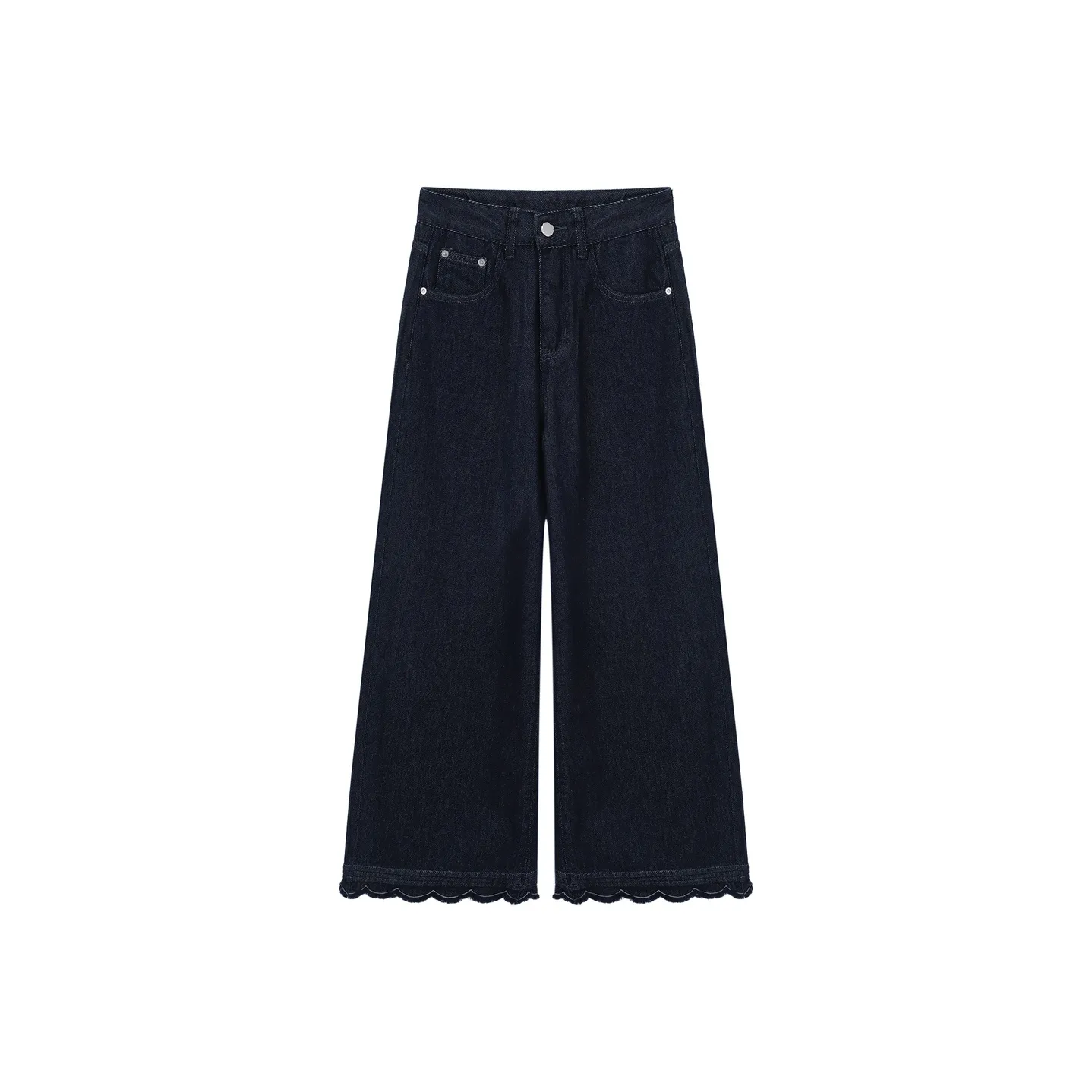 YOUXIANG Темно-синий женский джинсы