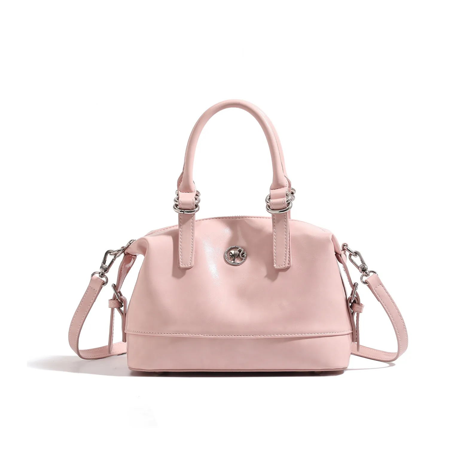 Барби Синтетическая кожа Сумка Женская Розовая