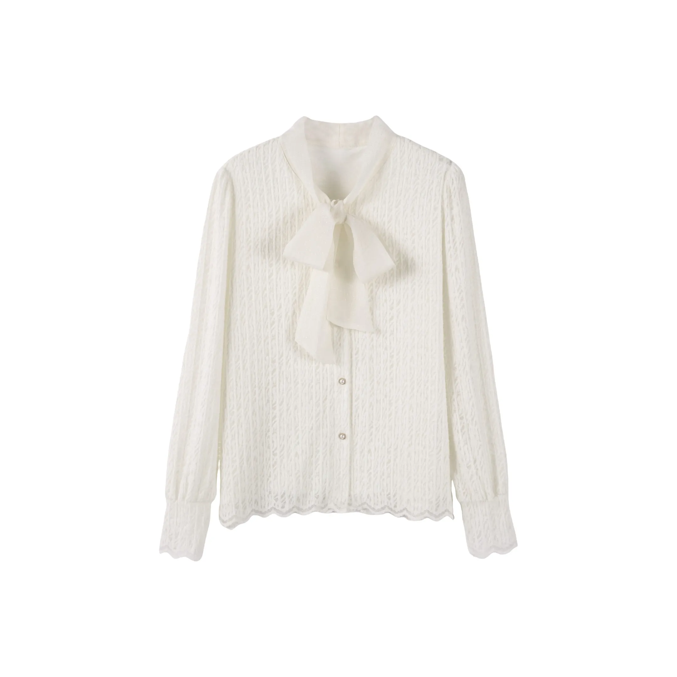 SIBAISHE Абрикос Женские Рубашки