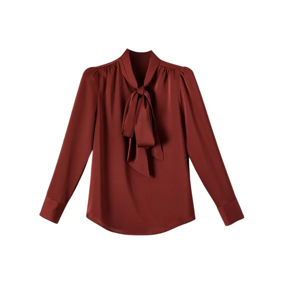 WANBAI Темно-красные Женские Рубашки