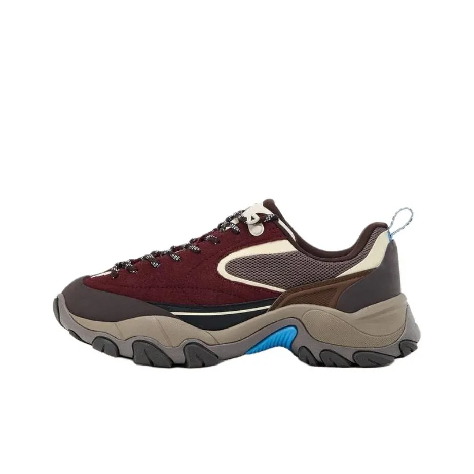 ZARA Низкий топ Повседневная обувь Женская Бордовый