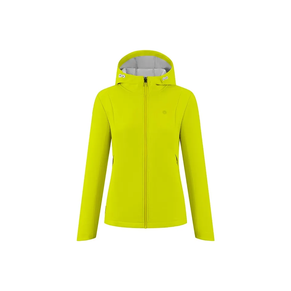 BMAI Мягкая оболочка куртка женская горчично-желтая