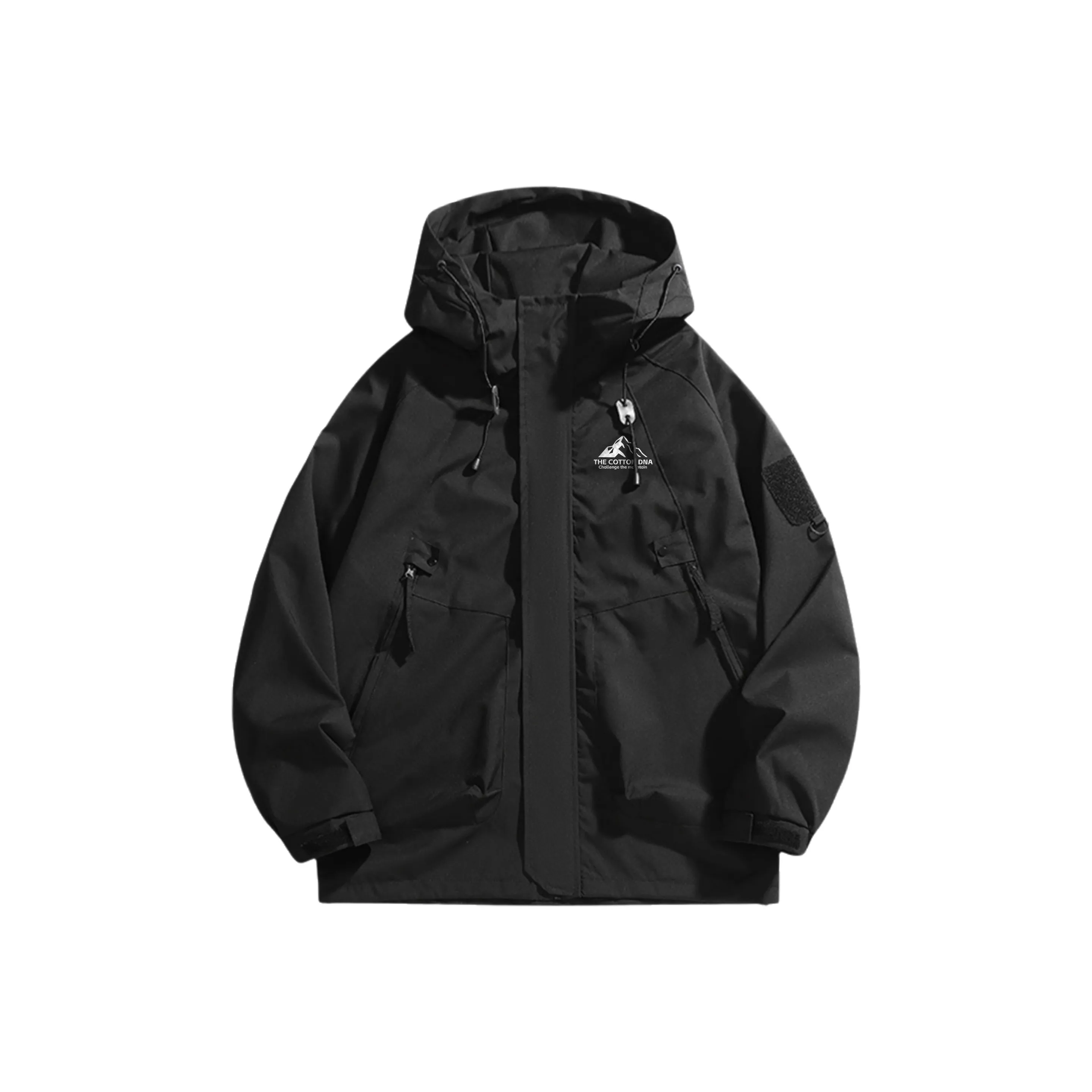 Cotton Gene Водонепроницаемый Ветрозащитный Дышащий Устойчивый к истиранию Дождезащитный Ветровка Унисекс