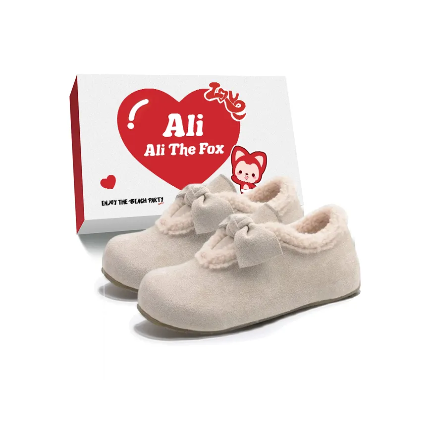 Али Тх Фокс Замша Милый Стиль С Носками Длина до щиколотки (Размер Длина) Сноубутсы Женские