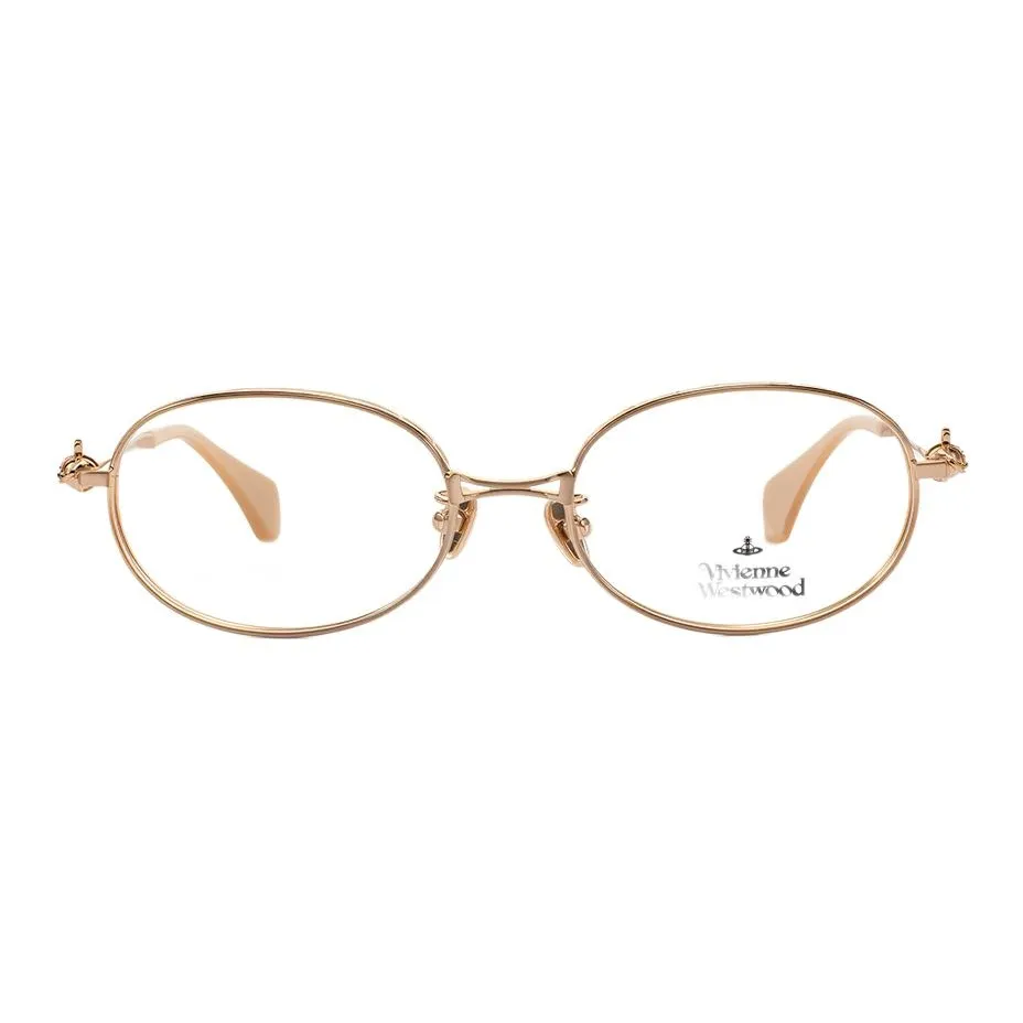 Vivienne Westwood Круглые Оправы для Очков Унисекс Античное Золото