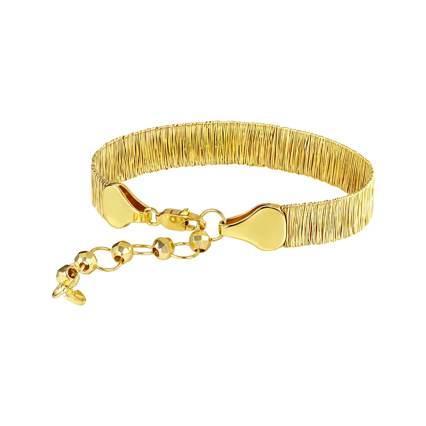 LUCKYMOJO Браслеты из серебра S925 с золотым покрытием унисекс