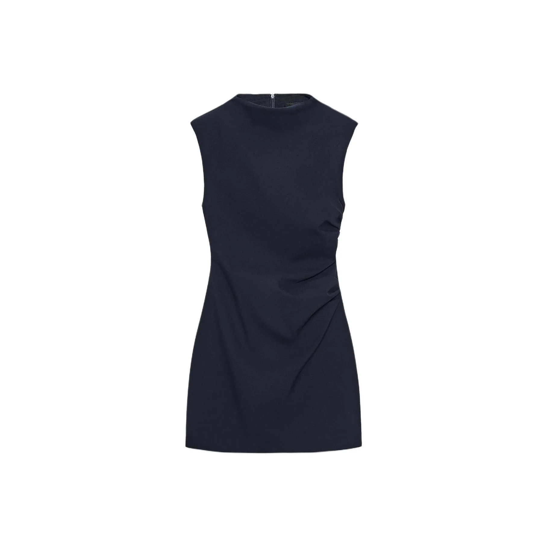 ZARA Морской синий Женские Платья без рукавов