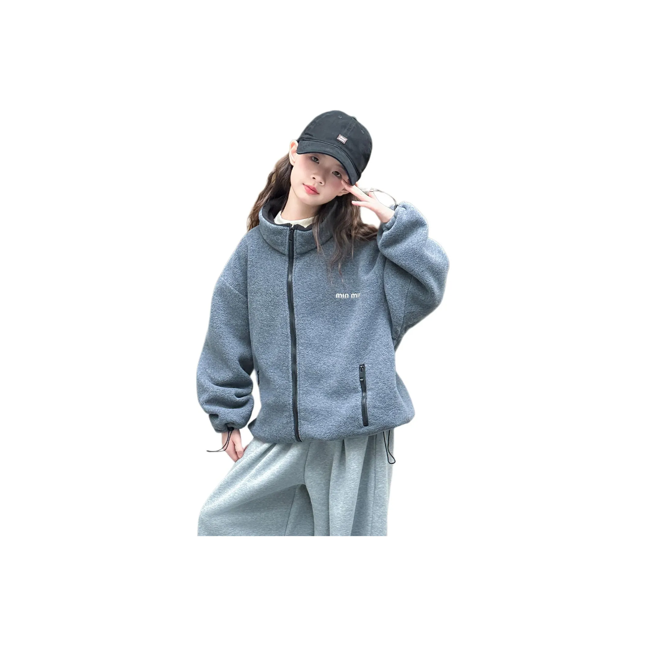 MADALLO Двойной Sided Флис Пальто Kids Утеплённые куртки